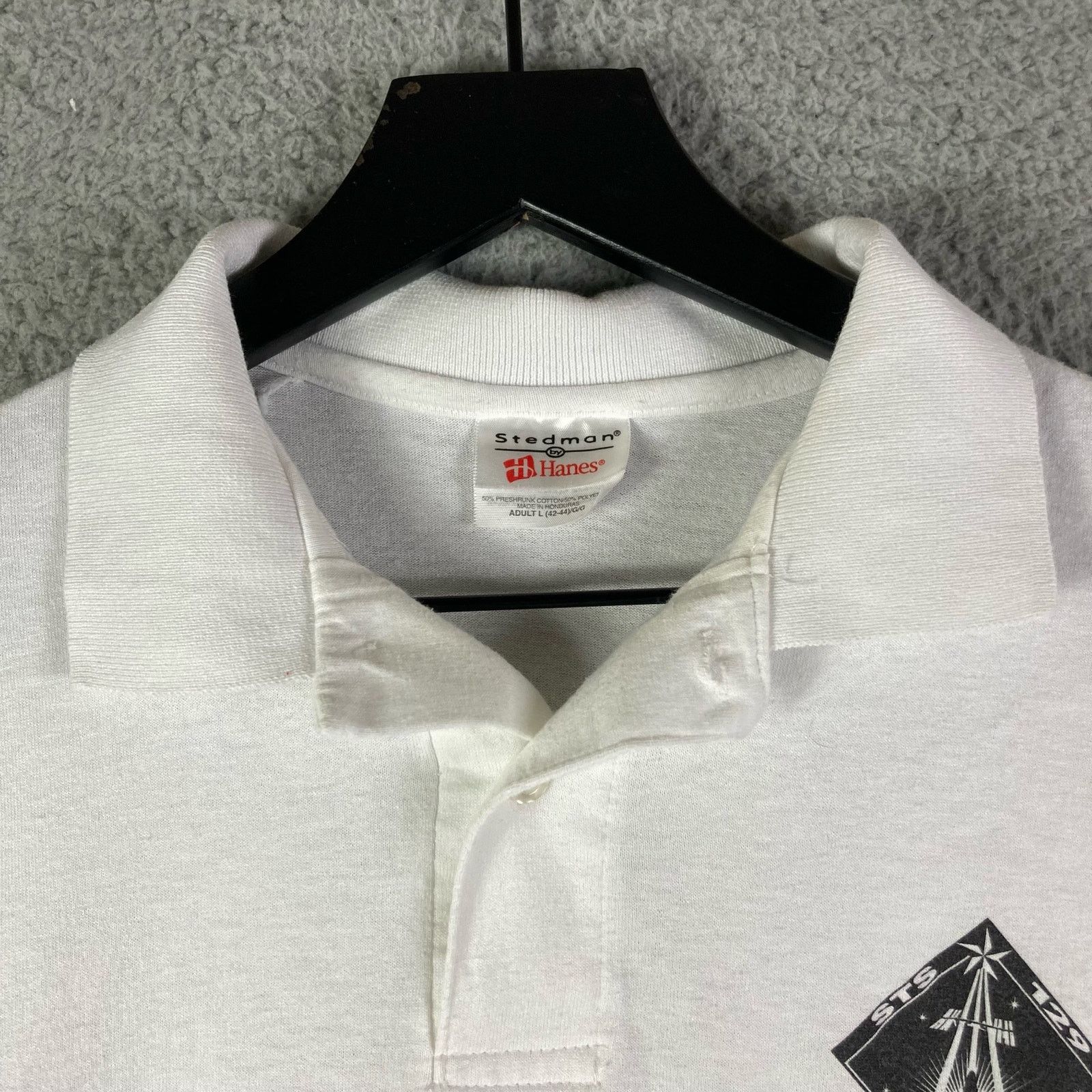 Hanes NASA STS-129 Atlantis Space Shuttle Shirt Mens Size Large Size US L / EU 52-54 / 3 - 9 Thumbnail