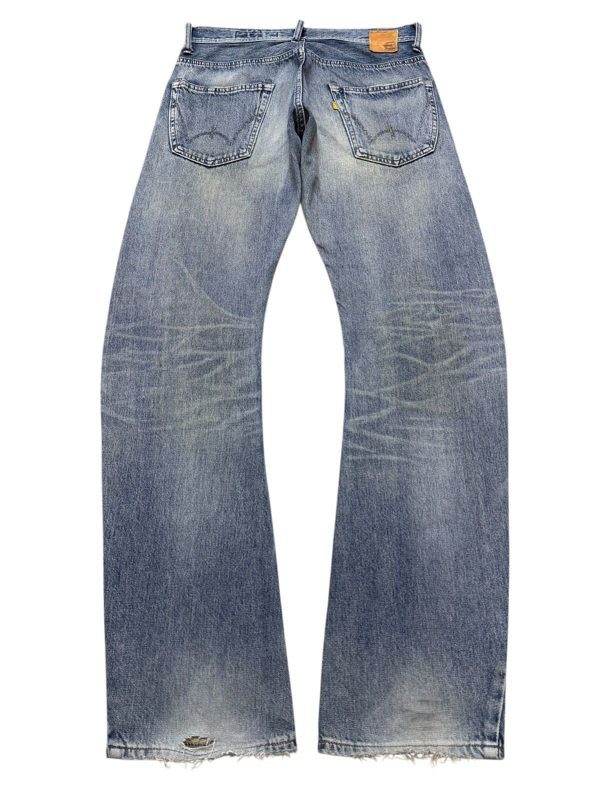 Edwin Vintage Y2K Edwin E-Function Mud Wash Faded Twisted Leg Size US 31 - 2 Thumbnail