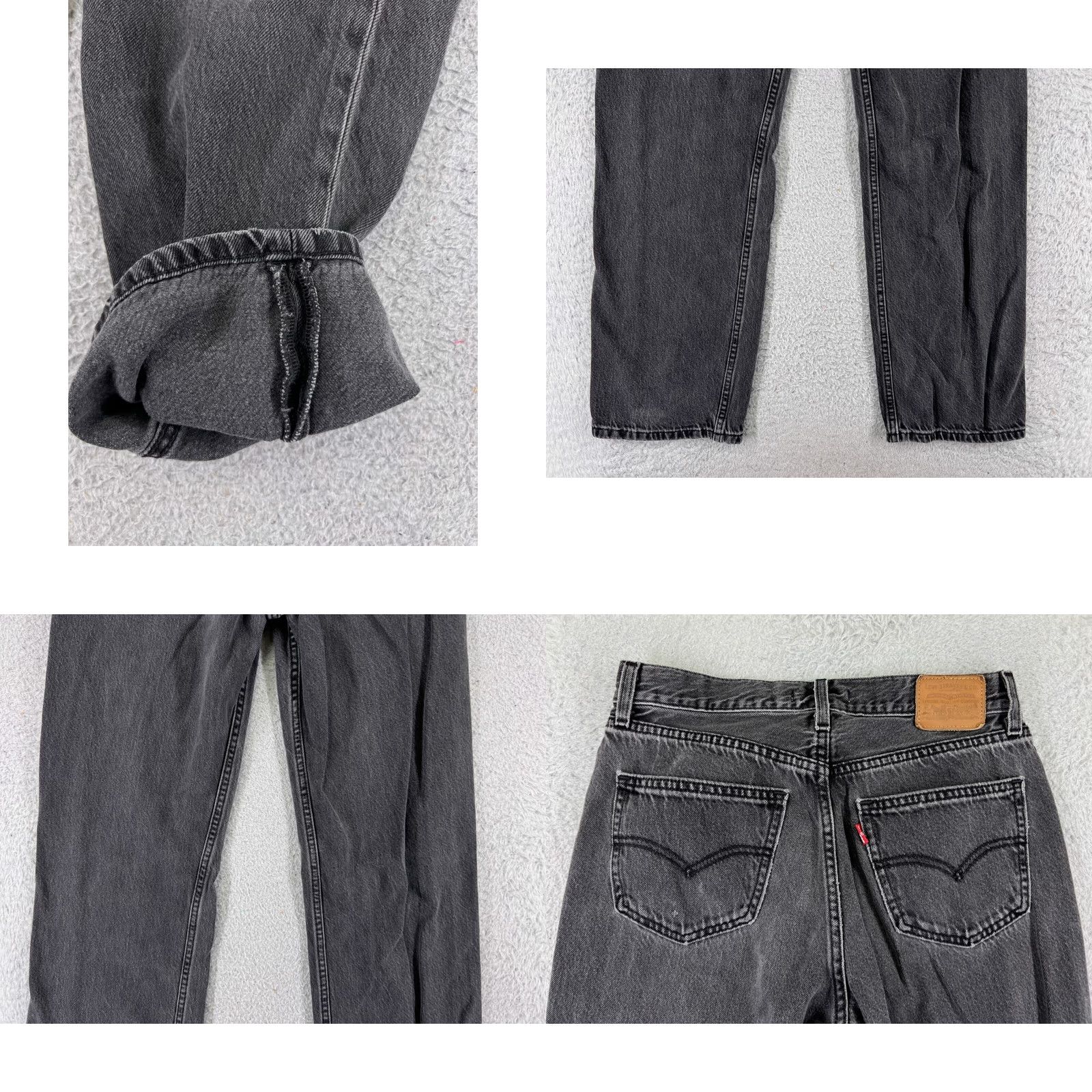 Levi's Levi's Jeans Men 25 Black Denim Straight Relaxed Cotton Big E Vintage No Size US 26 / EU 42 - 9 Thumbnail