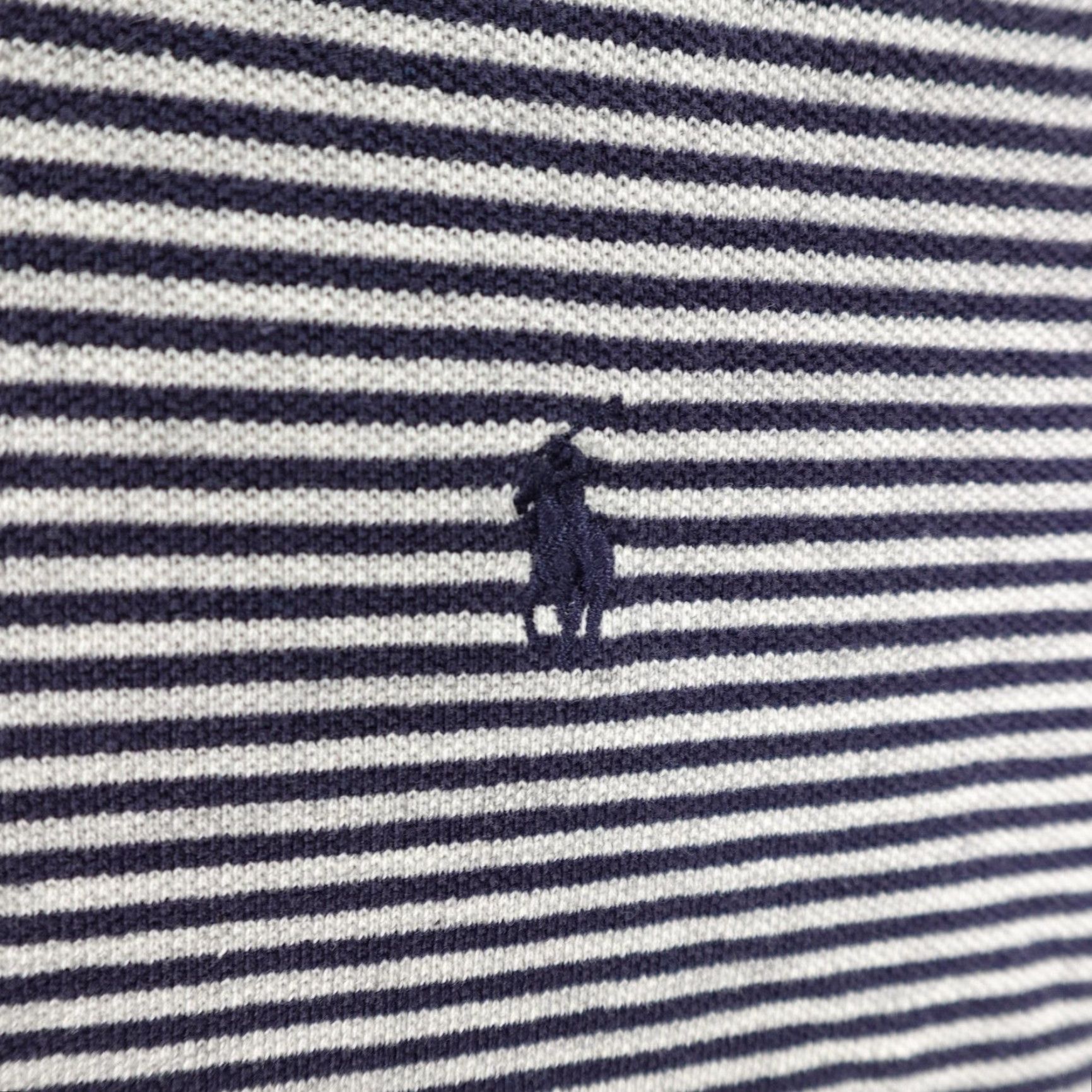 Polo Ralph Lauren VINTAGE Polo Ralph Lauren Blue Striped Polo Shirt Mens Medium Collared Regular Fit Size US M / EU 48-50 / 2 - 3 Thumbnail