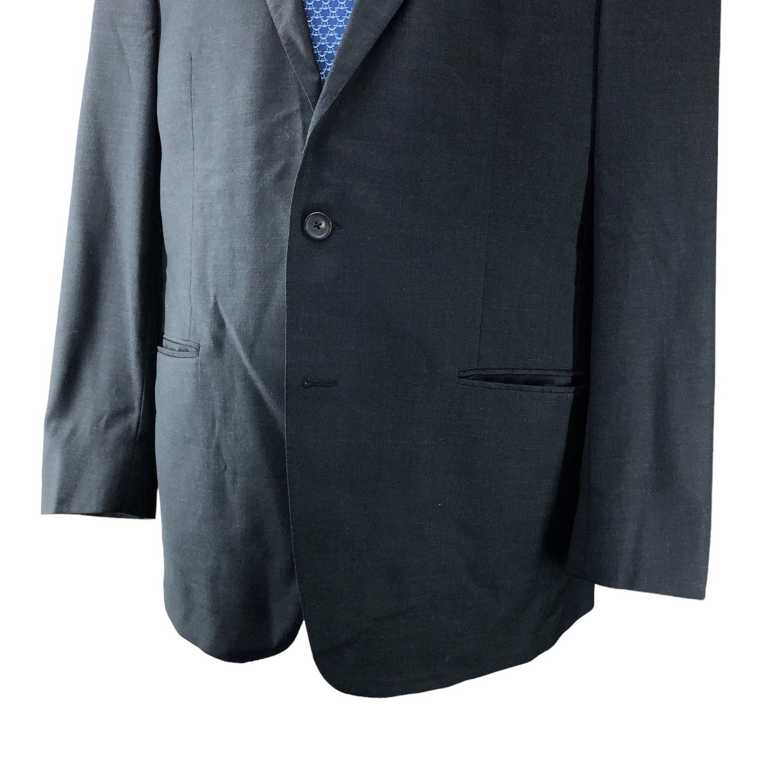 Hart Schaffner Marx Hart Schaffner Marx Mens 44R Sport Coat Gray 2 Button USA Size 44R - 3 Thumbnail