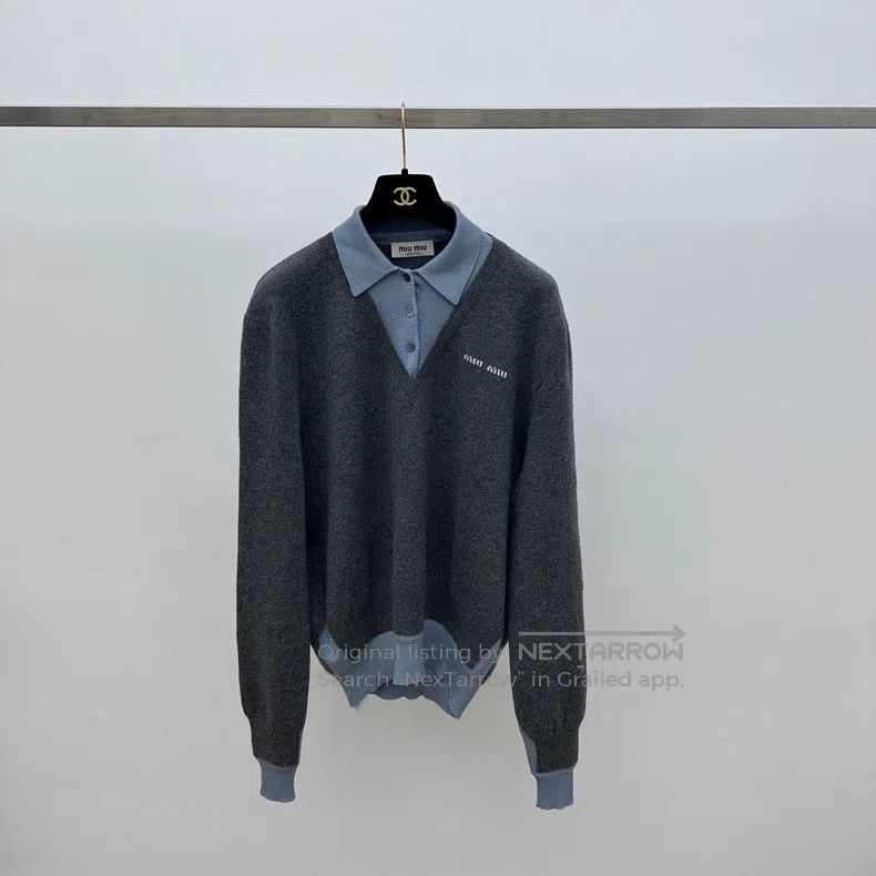 Miu Miu Miu Miu 38 Leave two pieces of polo Size M / US 6-8 / IT 42-44 - 3 Thumbnail