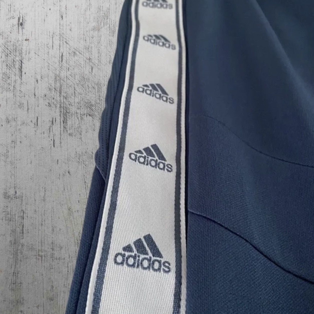 Adidas adidas trio track pant joggers in muted navy blue small nike Size 28" / US 6 / IT 42 - 6 Thumbnail