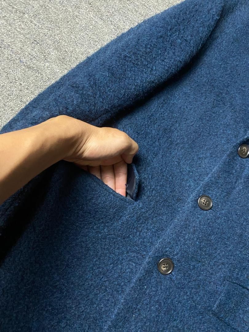 Katharine Hamnett London Hamnett Wool Blend Single Breasted Long Coat (174) Size US M / EU 48-50 / 2 - 7 Thumbnail