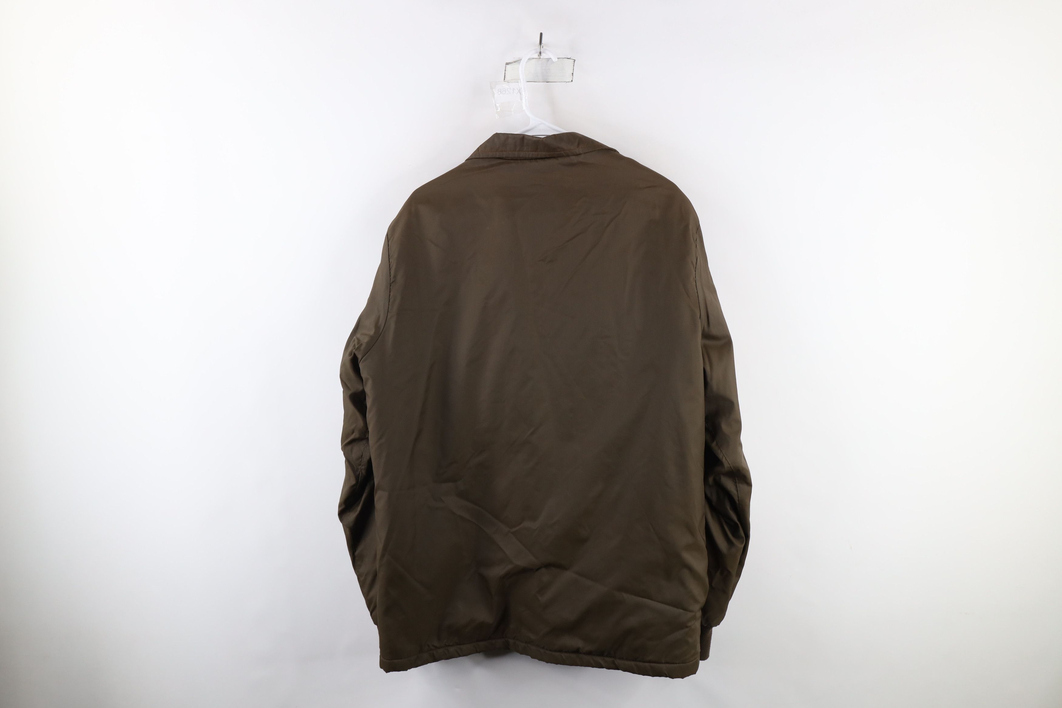 Vintage Vintage 70s Streetwear Lined Coach Coaches Jacket Brown Size US L / EU 52-54 / 3 - 12 Thumbnail
