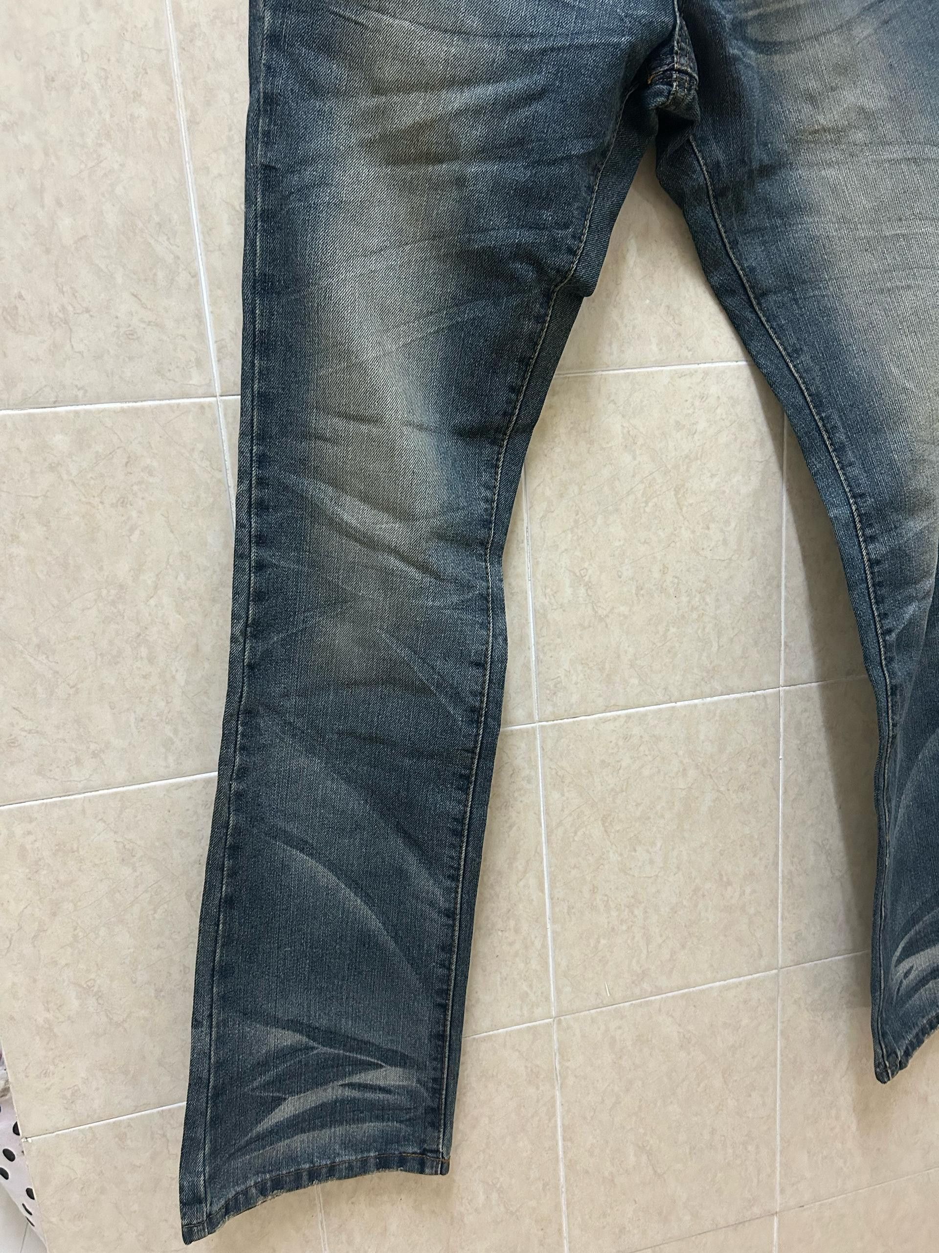 Japanese Brand 💥 90s 💥 Vintage Green Apparel Denim Size US 32 / EU 48 - 6 Thumbnail