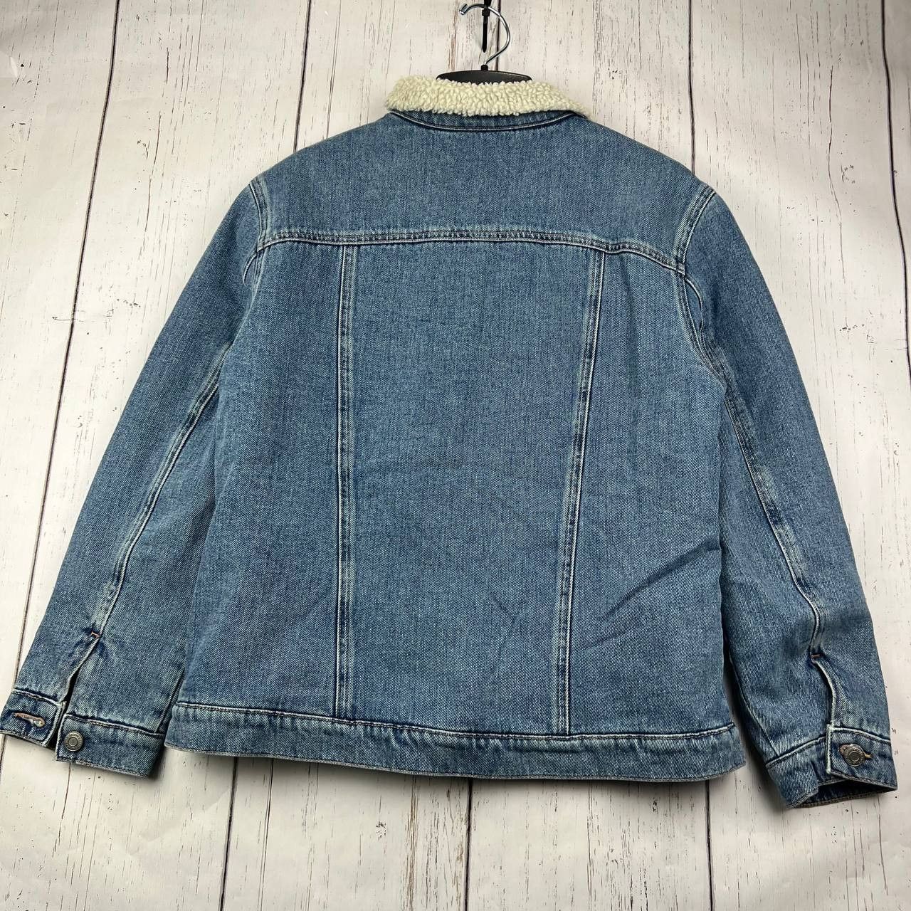Mavi Mavi Small Classic Fit Stretchable Faux Fur Sherpa Jacket Size S / US 4 / IT 40 - 2 Thumbnail