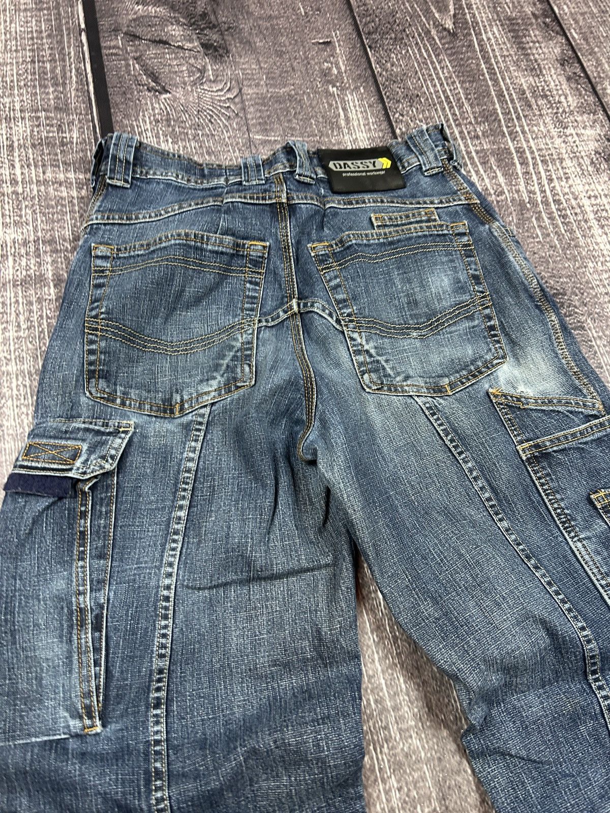 Hysteric Glamour VTG Baggy Rap SK8 JNCO Balenci Style Cargo Jeans Y2K Size US 30 / EU 46 - 4 Thumbnail