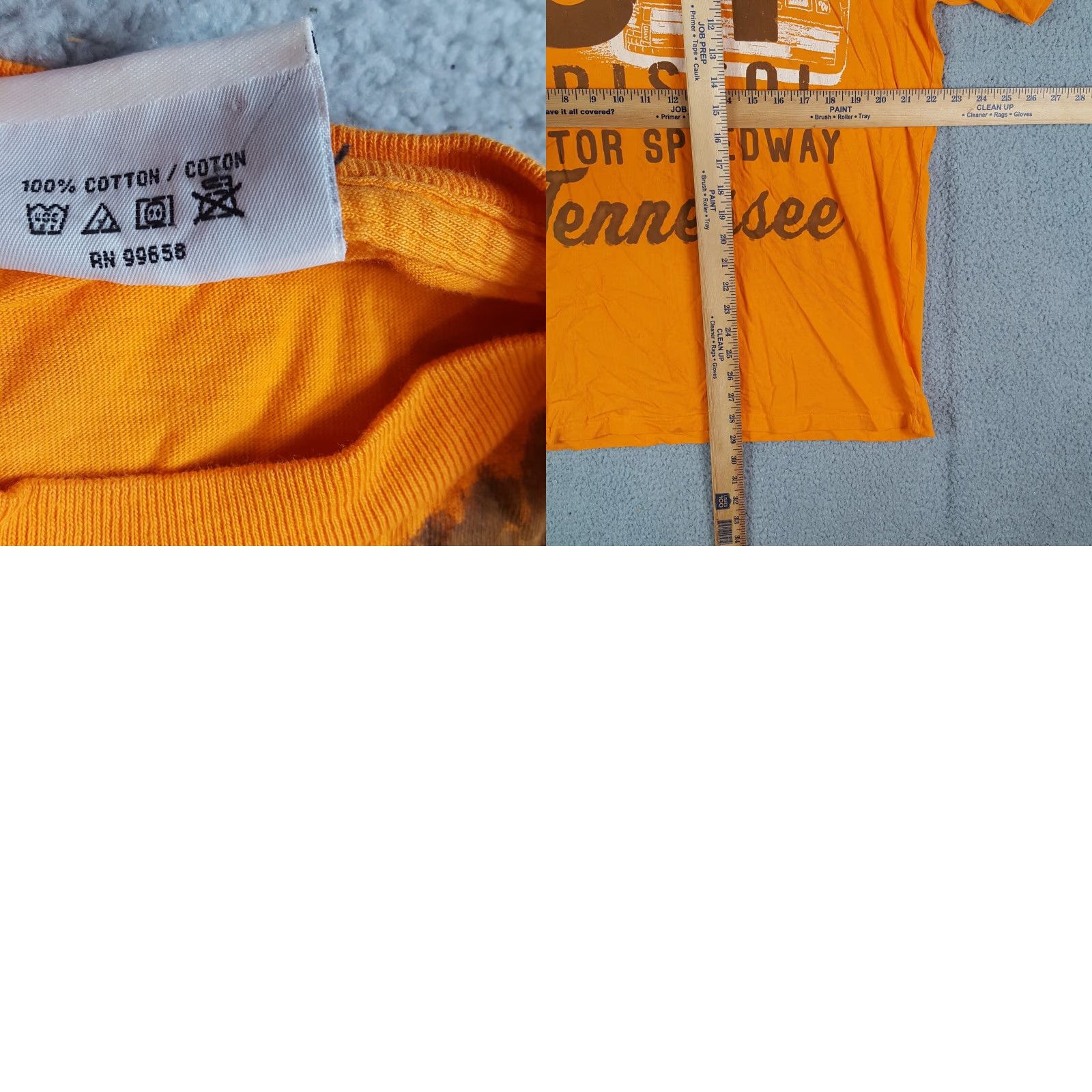 NASCAR Vintage Bristol Motor Speedway NASCAR Racing T Shirt Men XL Orange 90s Car Race Y2K Retro Sports Size US XL / EU 56 / 4 - 8 Thumbnail