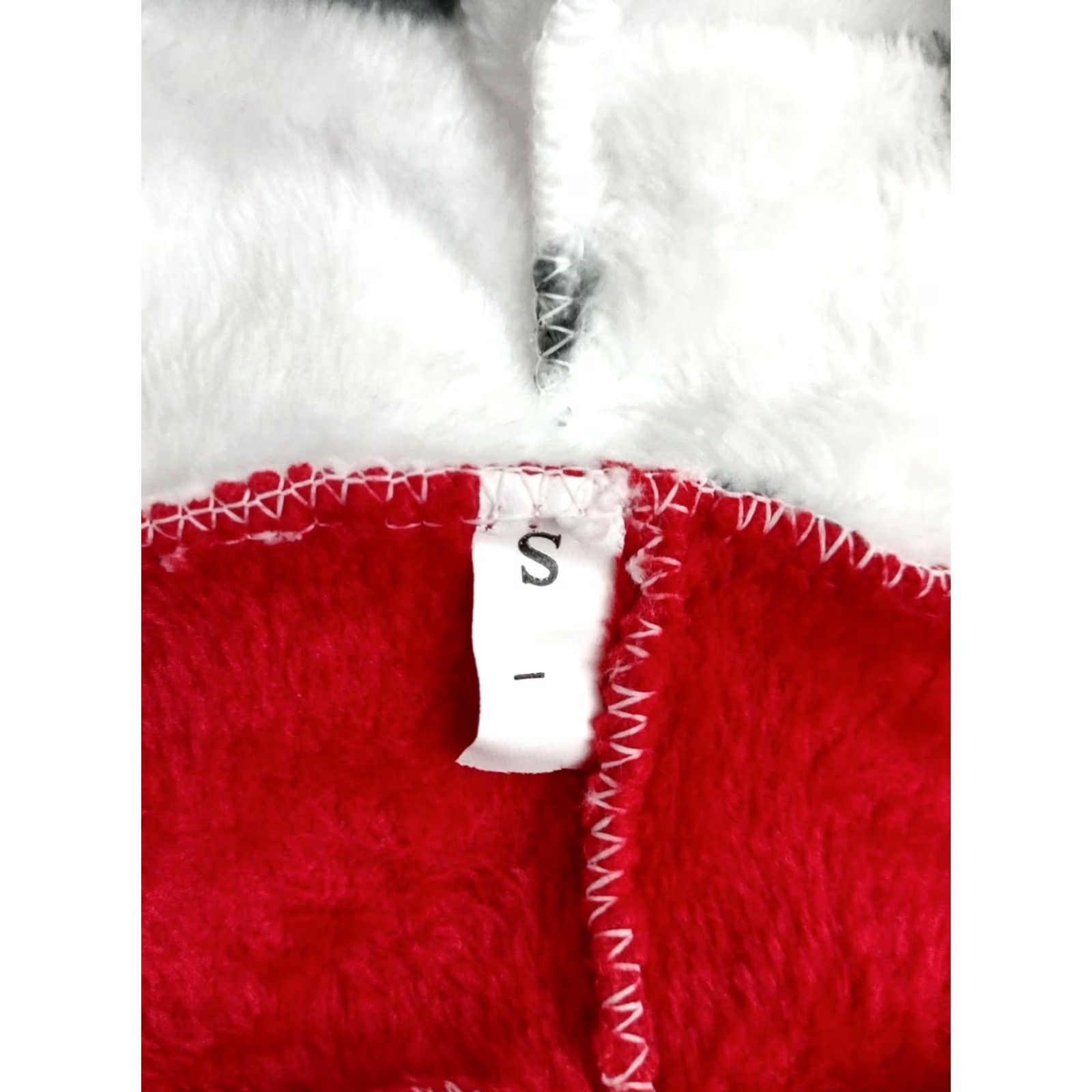 Vintage VINTAGE Adult Pajamas Halloween Dog One Piece Costume S White Polar Fleece Animal Kigurumis Halloween Adults S Pajamas Dog Costume White Adults S Size ONE SIZE - 6 Thumbnail