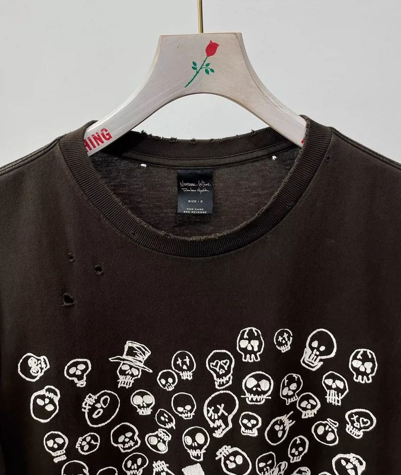 Number (N)ine black graphic skull print t-shirt-2507 Size US S / EU 44-46 / 1 - 6 Thumbnail