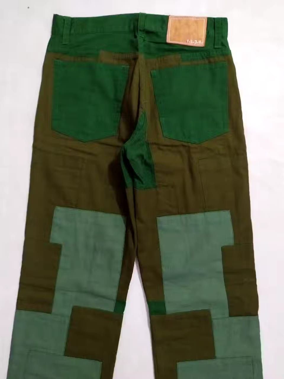 Japanese Brand Les Vis a Bois Nice Design Patchwork Pants Size US 29 - 10 Thumbnail