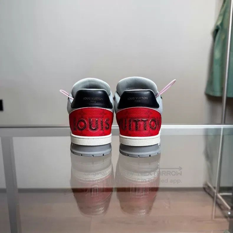 Louis Vuitton Louis Vuitton Trainer Black and Red Velcro shoes Size US 8 / EU 41 - 5 Thumbnail
