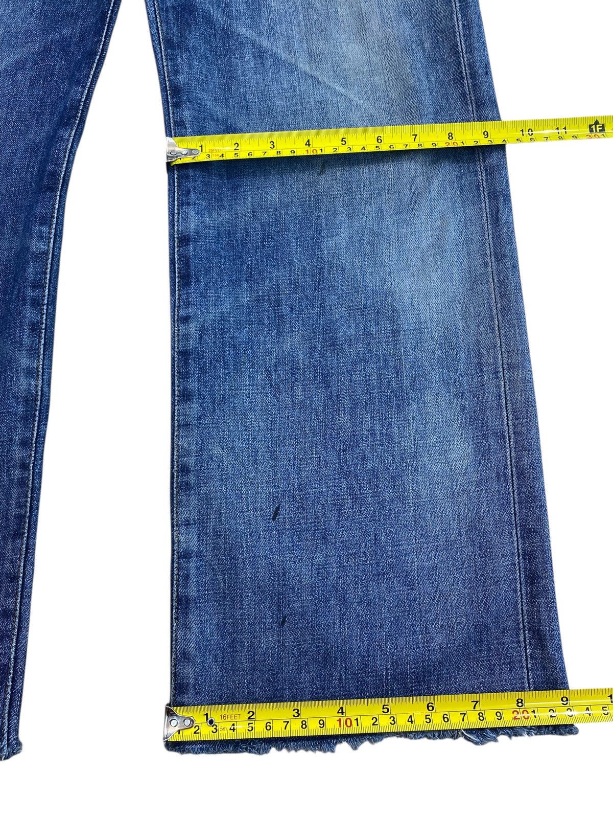 Edwin Edwin 503 Whiskers Blue Wash Style Loose Jeans Size US 30 / EU 46 - 8 Thumbnail