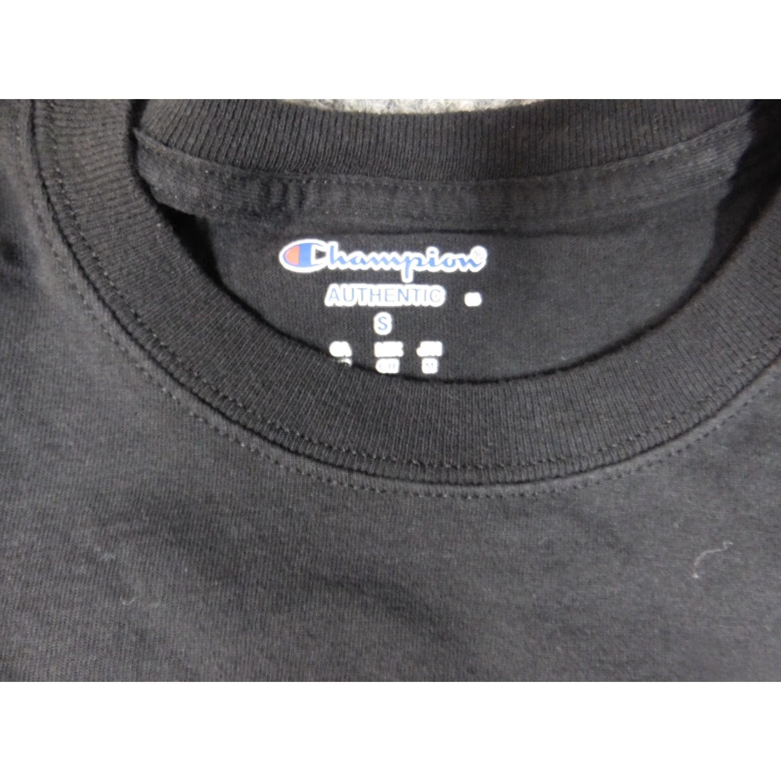 Champion Champion Shirt Mens Small Black Georgia Rugby Sports Short Sleeve Crew Neck Cotton Breathable Logo Athletic Vintage No N/A ️ Size US S / EU 44-46 / 1 - 4 Thumbnail