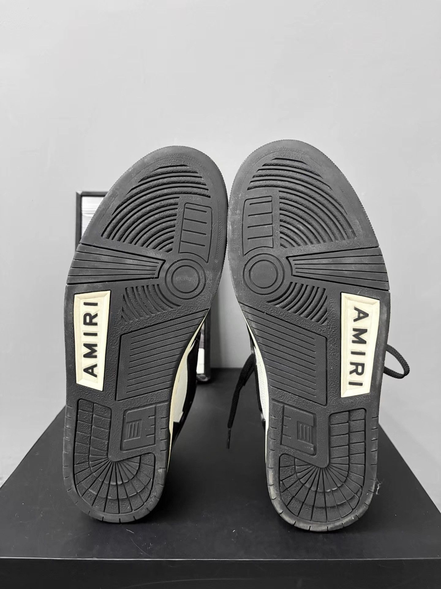Amiri Amiri Skel-Toe Bone High-Top Black White Men's Sneakers K34 Size US 13 / EU 46 - 8 Thumbnail