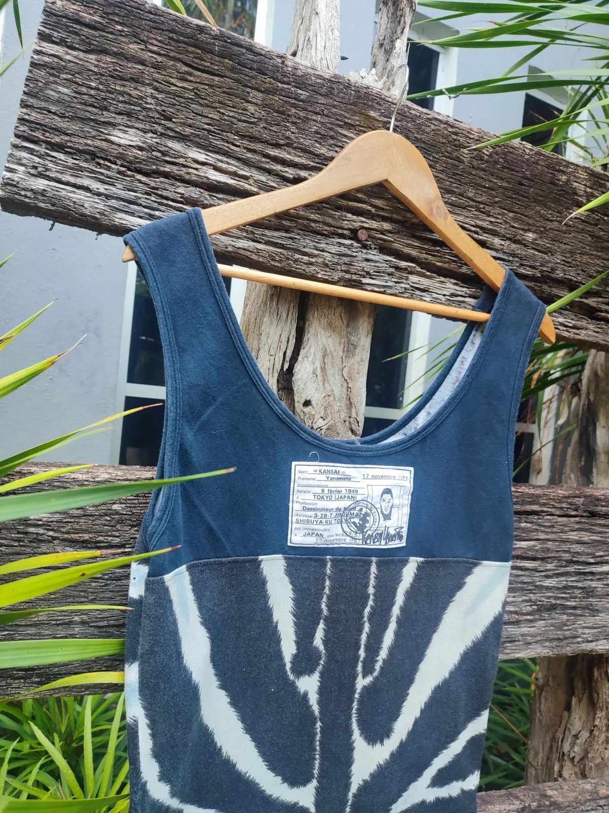 Kansai Yamamoto Vintage Kansai Yamamoto Zebra Print Tank Top — 1990s Era Size US XS / EU 42 / 0 - 2 Thumbnail