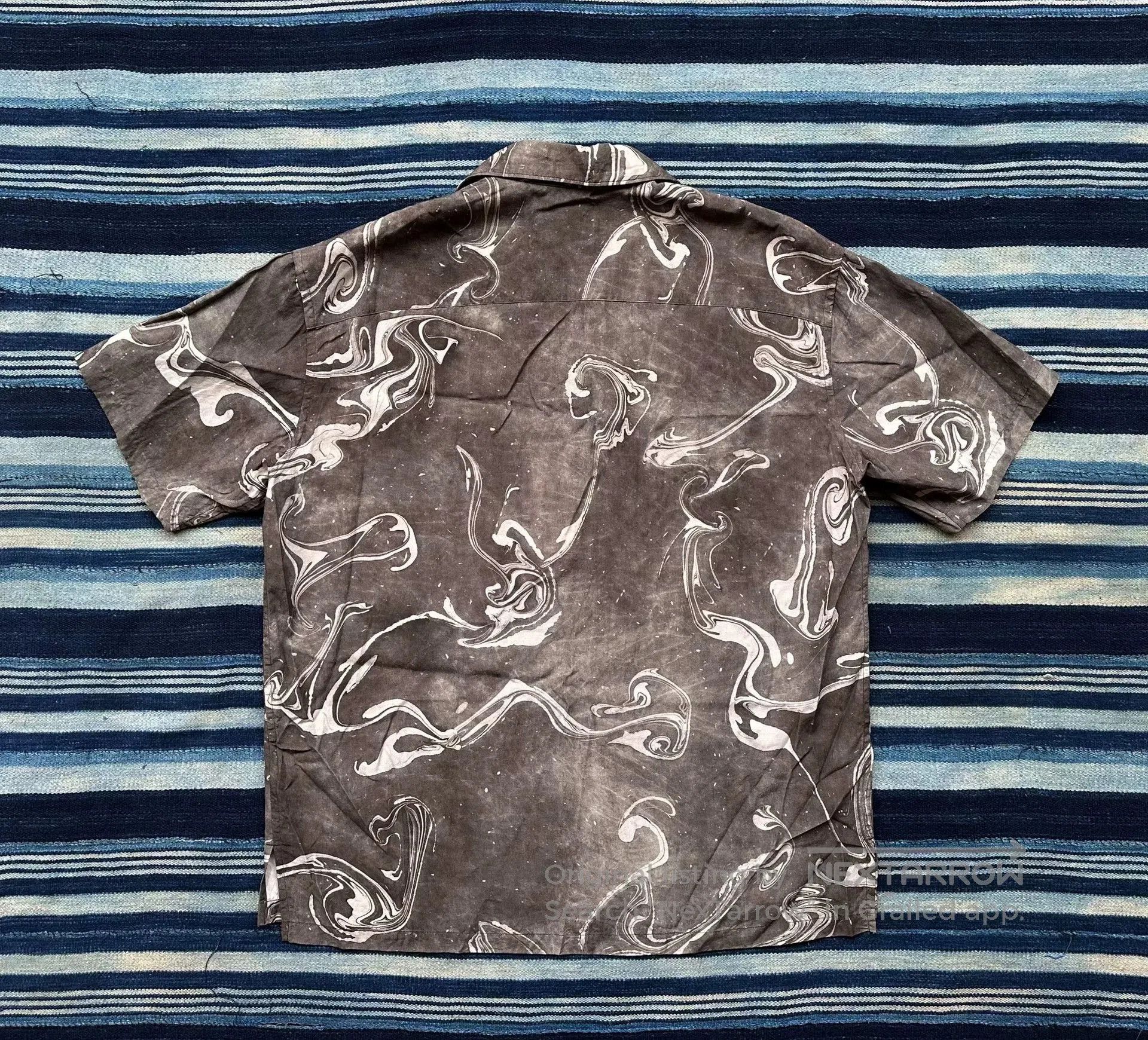 KUON kuon suminagashi camp collar shirt. Size US S / EU 44-46 / 1 - 2 Thumbnail
