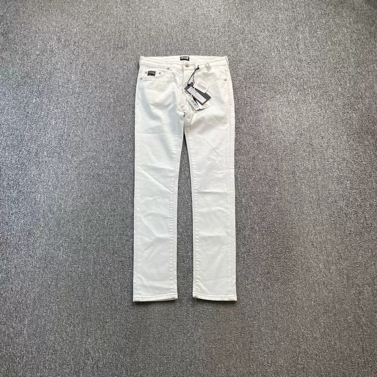 Versace VERSACE White Denim Pants Size US 29 - 1 Thumbnail