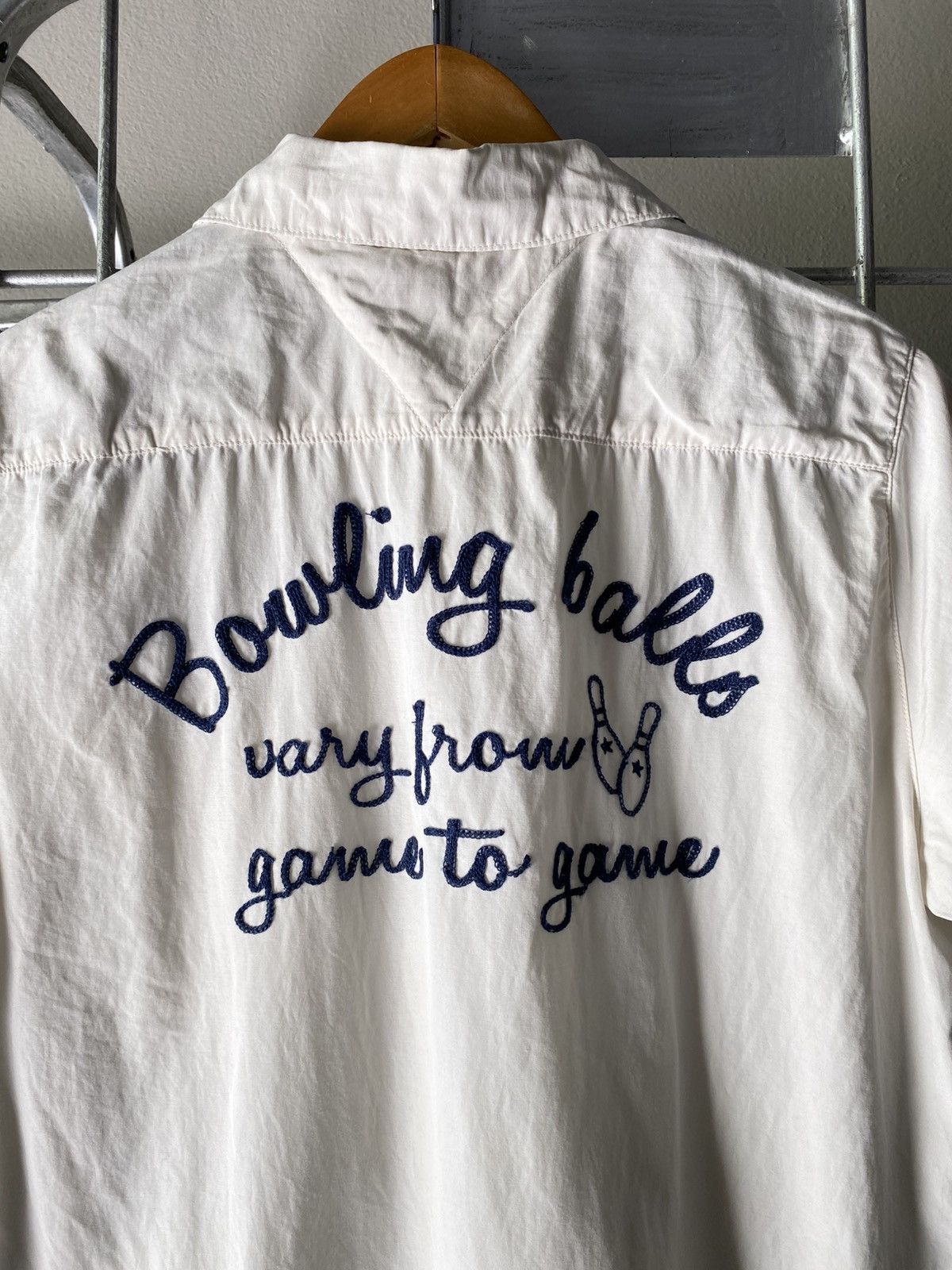 Tommy Hilfiger Tommy Girl White Shirt with Embroidered Logo Size ONE SIZE - 6 Thumbnail