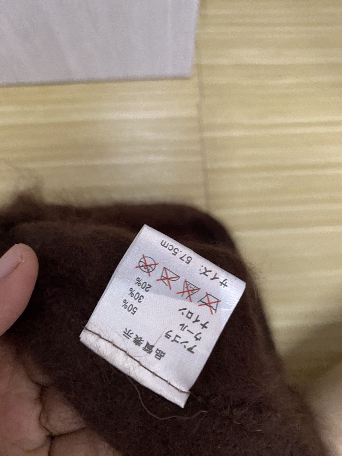 Japanese Brand × Vintage Japanese Brand Plain Beanie Hat Size ONE SIZE - 5 Thumbnail