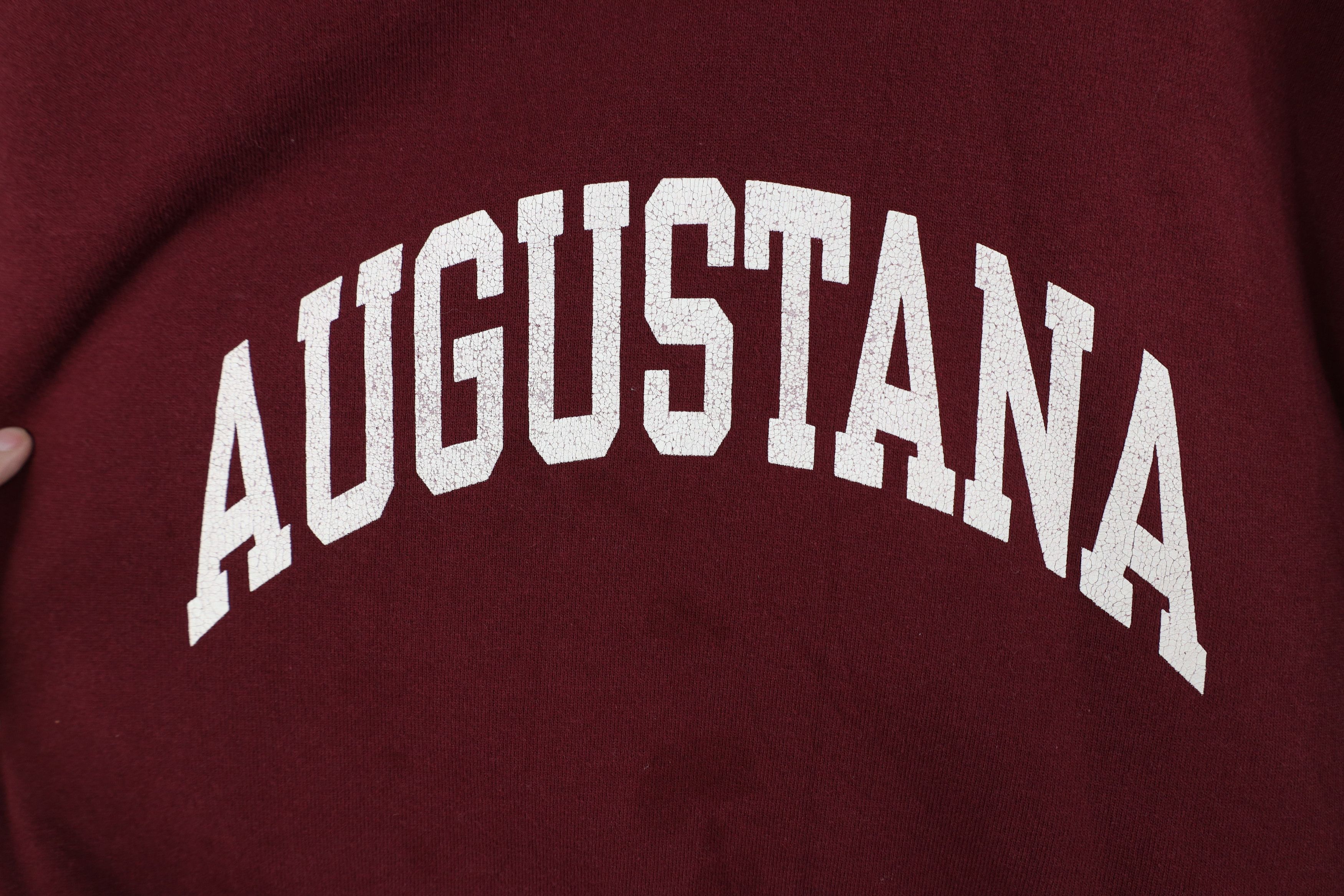 Champion Vintage 90s Champion Augustine Hoodie Sweatshirt Burgundy Size US XL / EU 56 / 4 - 5 Thumbnail