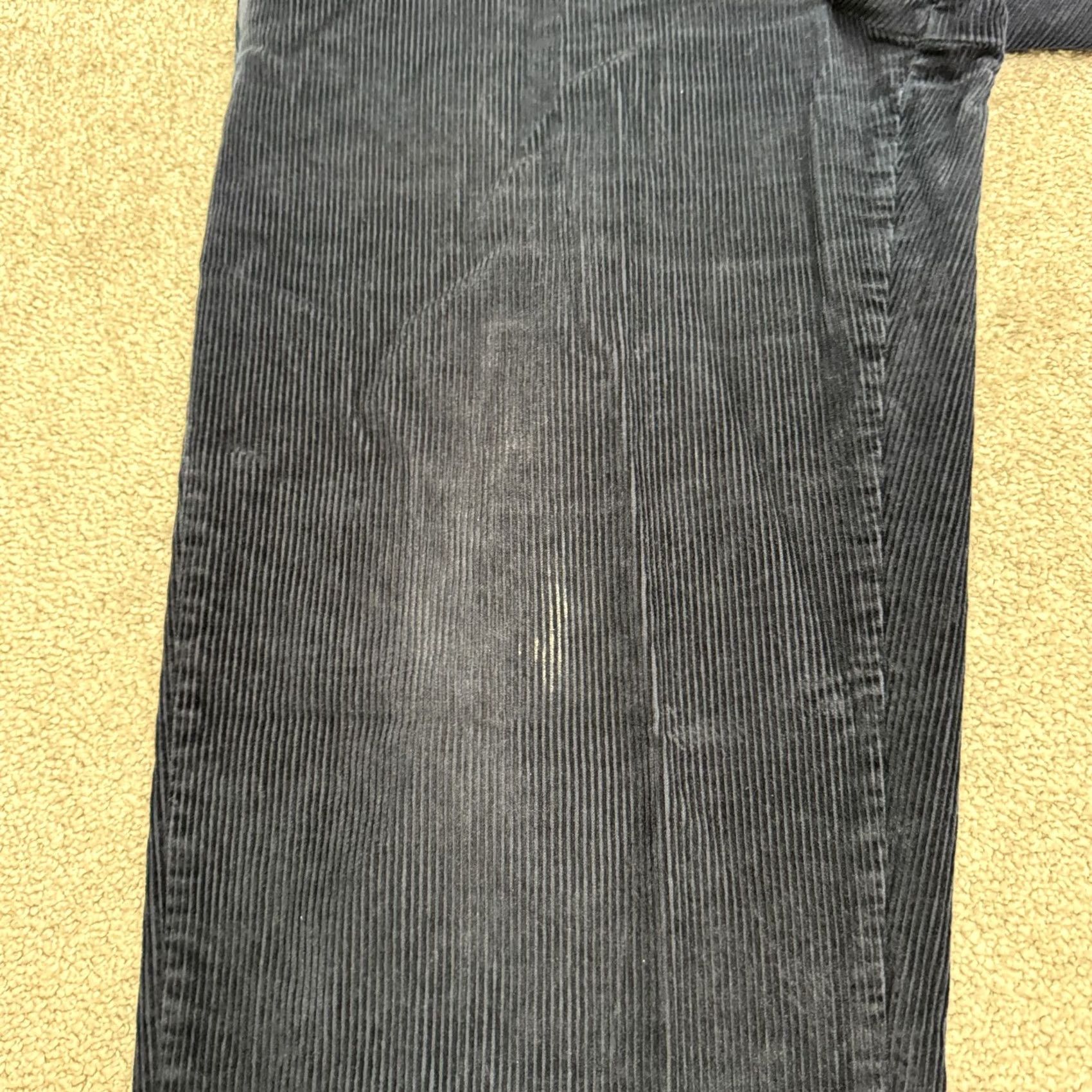 Vintage L.L. Bean Classic Fit Corduroy Pants Mens 36x34 Navy Blue Straight Leg Stretch Casual Pants Mens Size US 36 / EU 52 - 7 Thumbnail