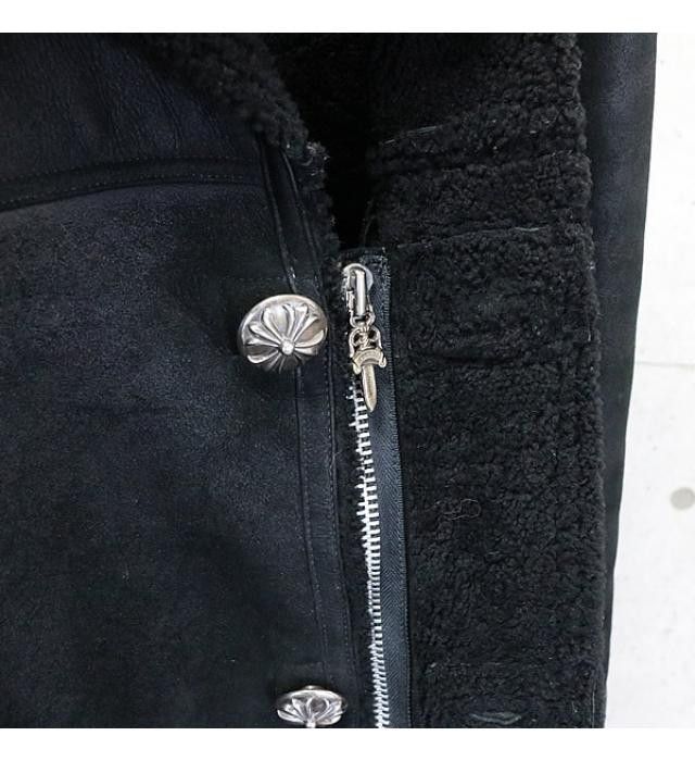 Chrome Hearts Chrome Hearts Shearling Dagger Zip Coat Size US M / EU 48-50 / 2 - 8 Thumbnail