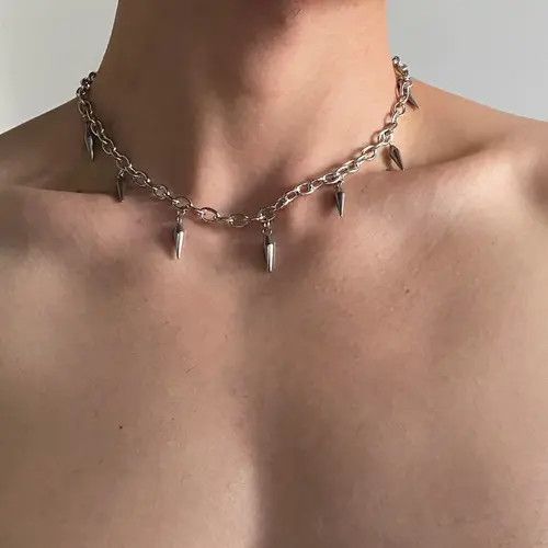 Designer × Vintage Retro punk necklace Size ONE SIZE - 1 Thumbnail