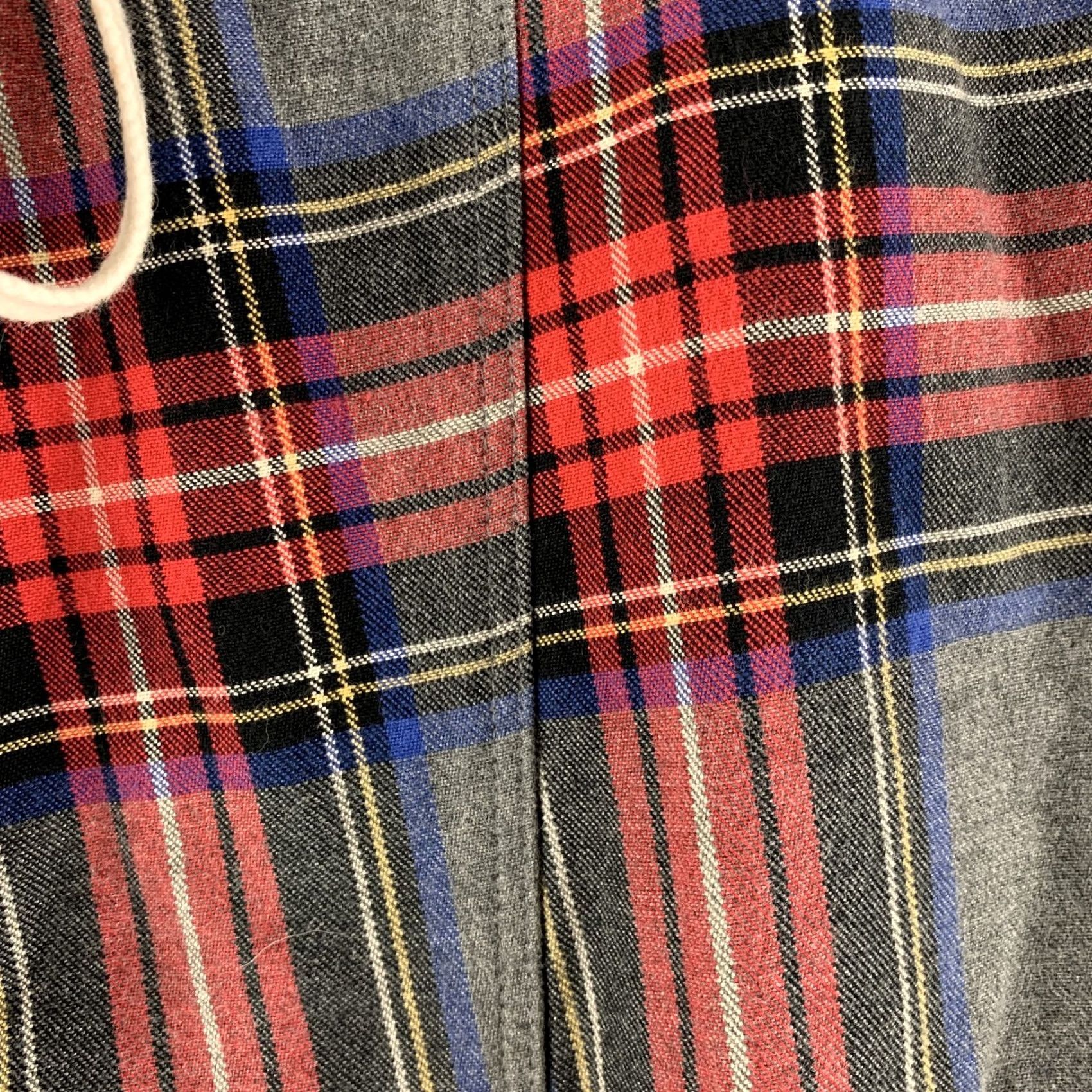 Fear of God FEAR OF GOD Size S Grey Red Plaid Drawstring Casual Pants Mens Size US 29 - 2 Thumbnail