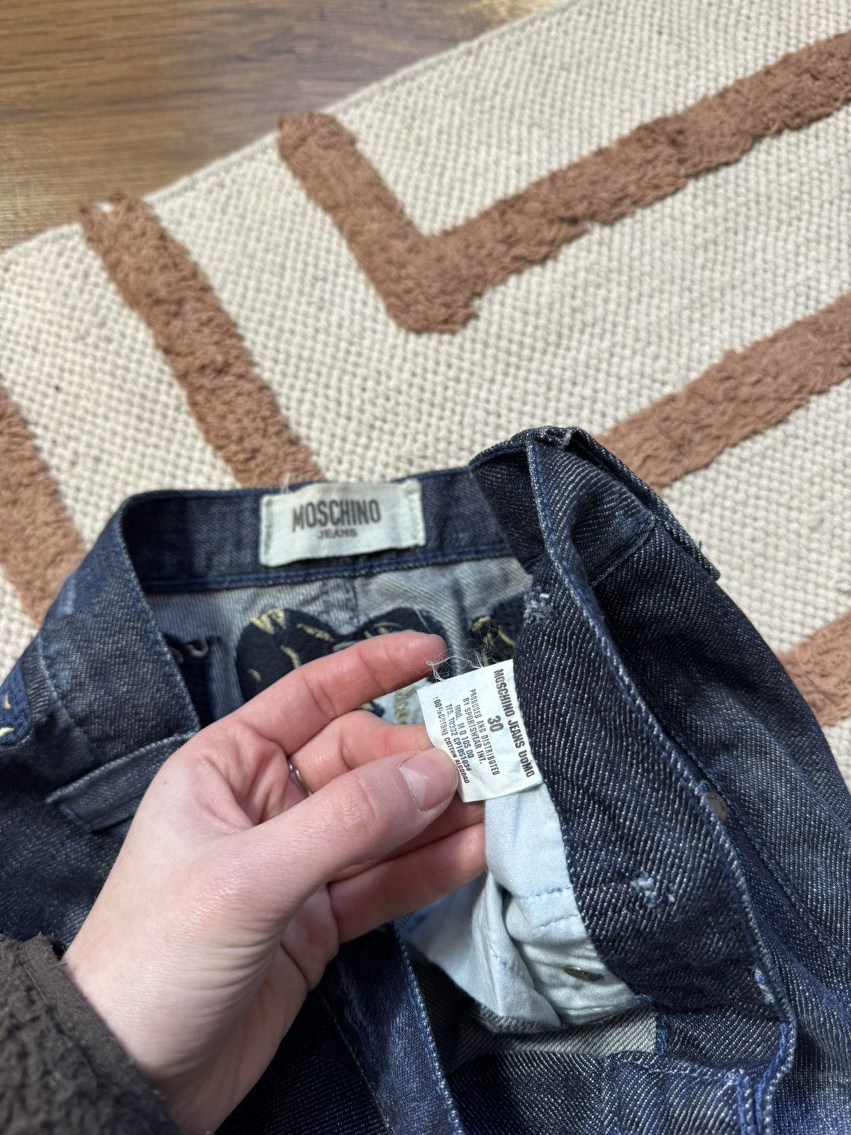 VINTAGE MOSCHINO JEANS Y2K STRAIGHT JEANS