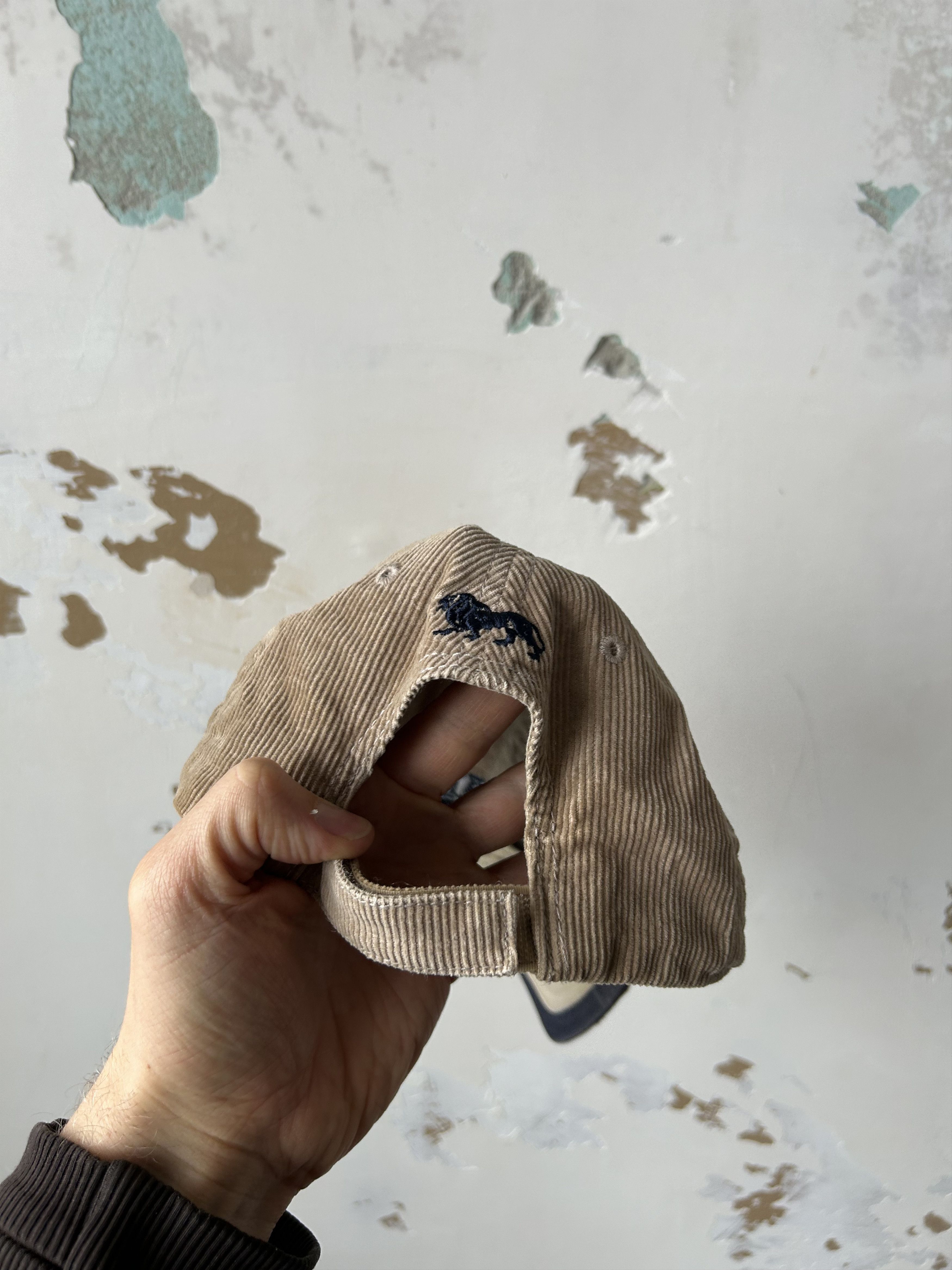 Lonsdale × Vintage Vintage Lonsdale London 90s Embroidered Logo Beige Cap Hat Size ONE SIZE - 4 Thumbnail
