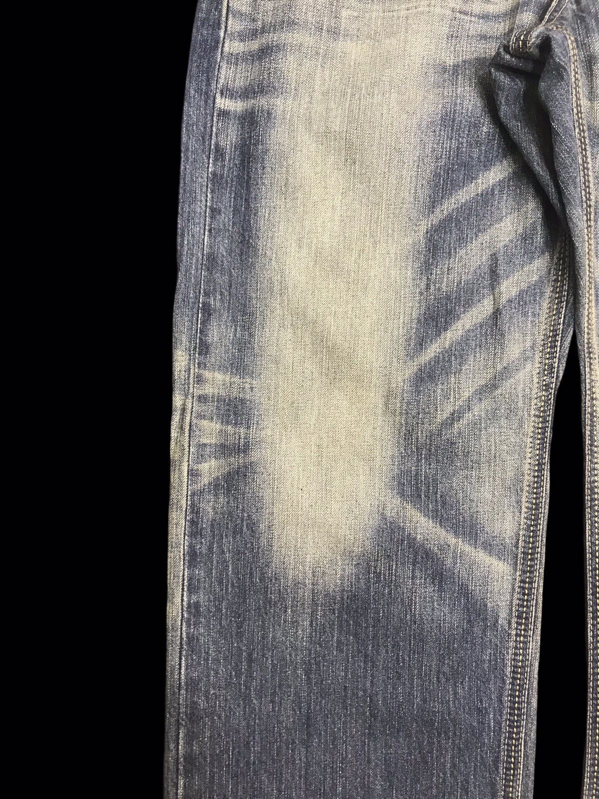 Edwin 💥BAGGY💥EDWIN 444XV Stone Wash Fades Denim F157 Size US 36 / EU 52 - 5 Thumbnail