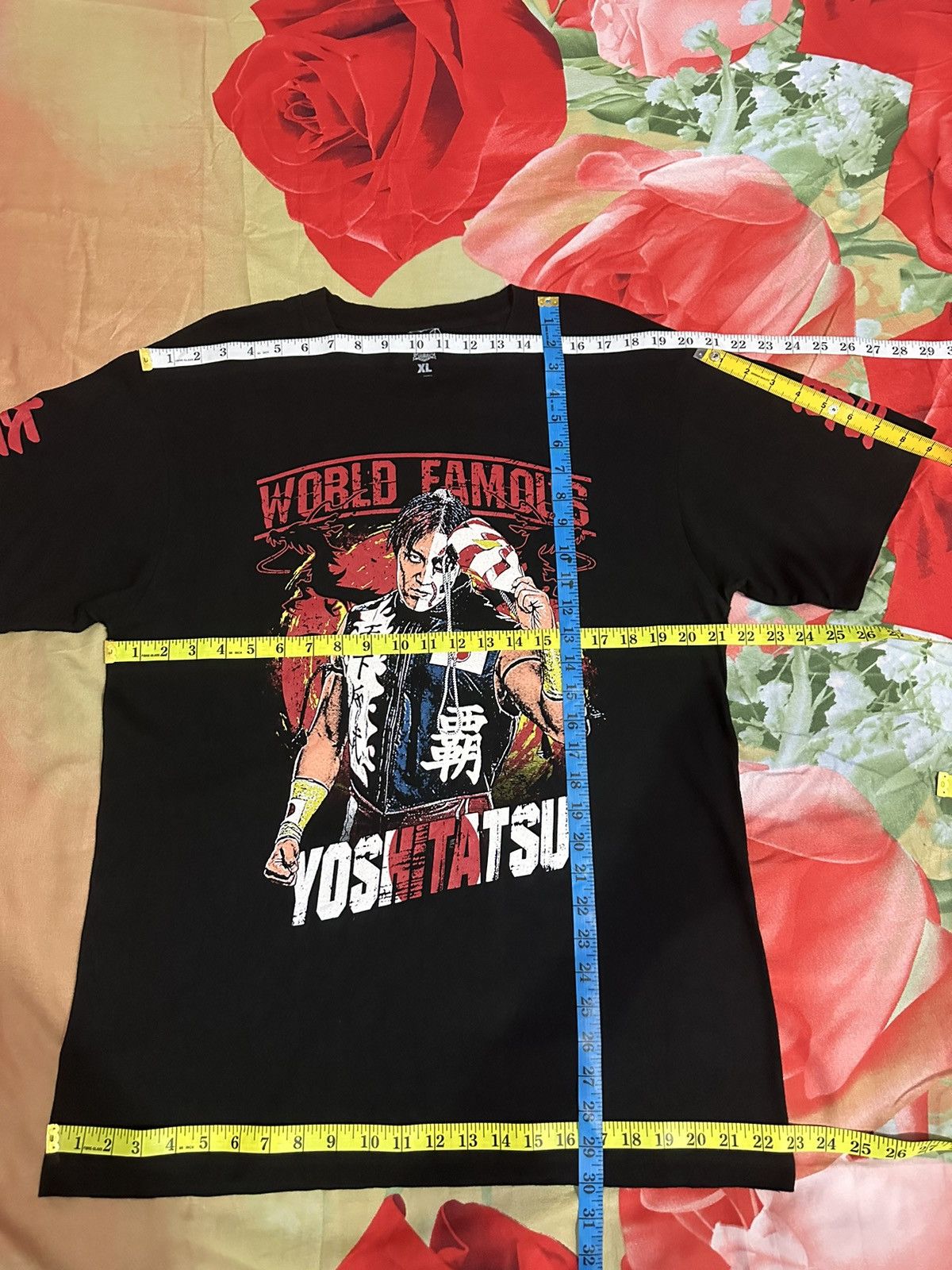 WWE Wwe Japan Wrestler Yoshitatsu Tshirt A194 Size US M / EU 48-50 / 2 - 6 Thumbnail