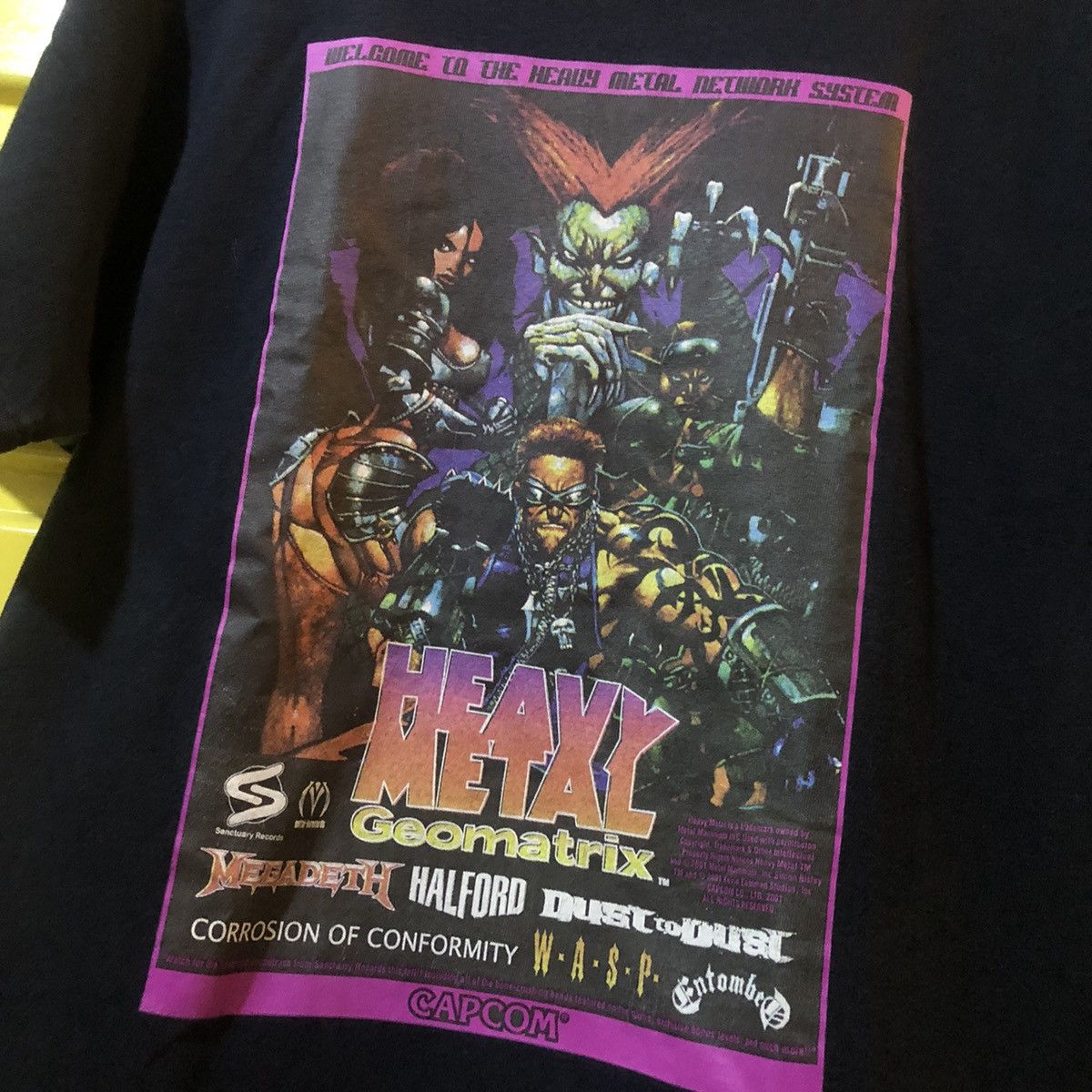 Band Tees × Vintage Vintage Heavy Metal Capcom Band Tee Size US L / EU 52-54 / 3 - 3 Thumbnail