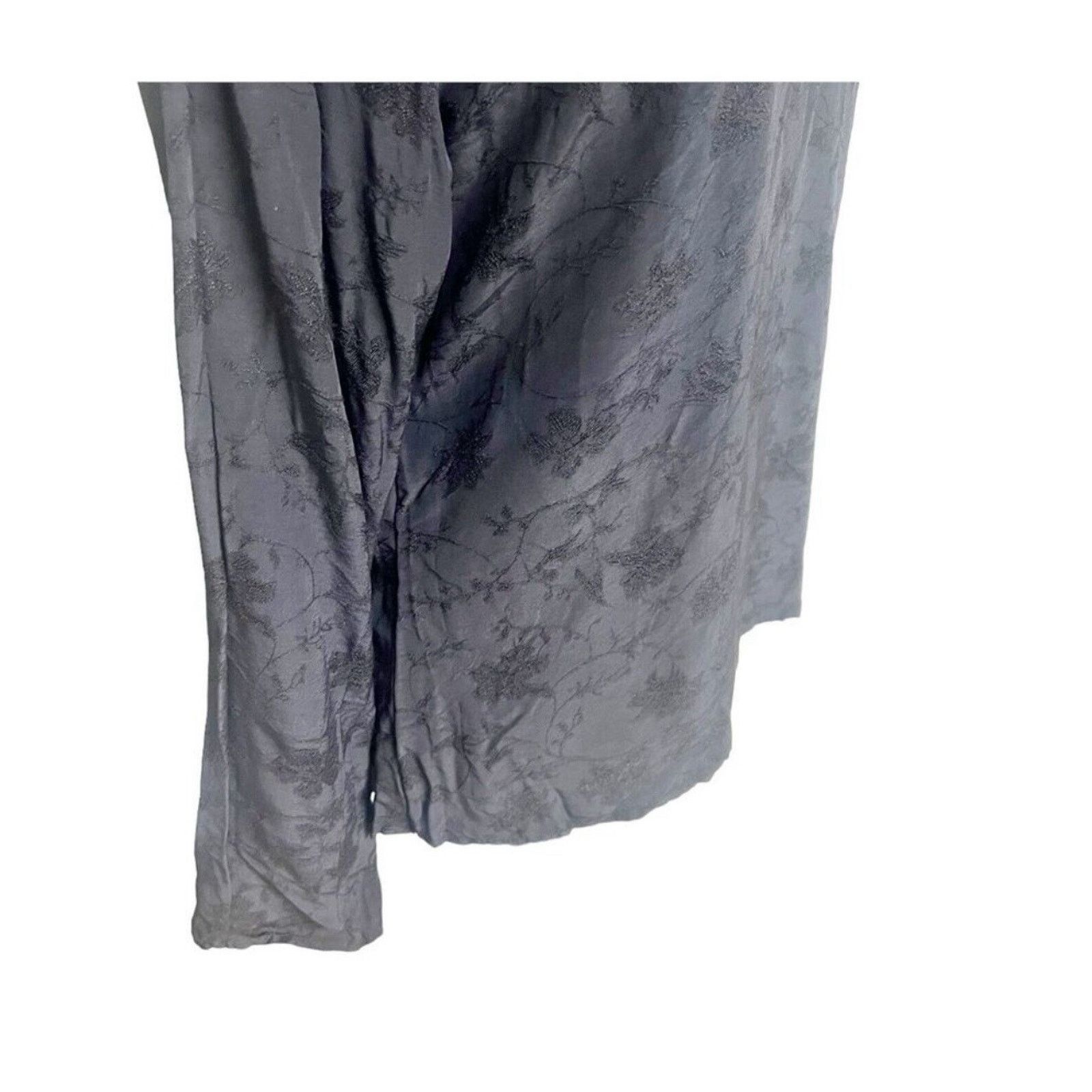 CP Shades CP Shades Blouse Medium Floral Jacquard Black Long Sleeve Size M / US 6-8 / IT 42-44 - 5 Thumbnail