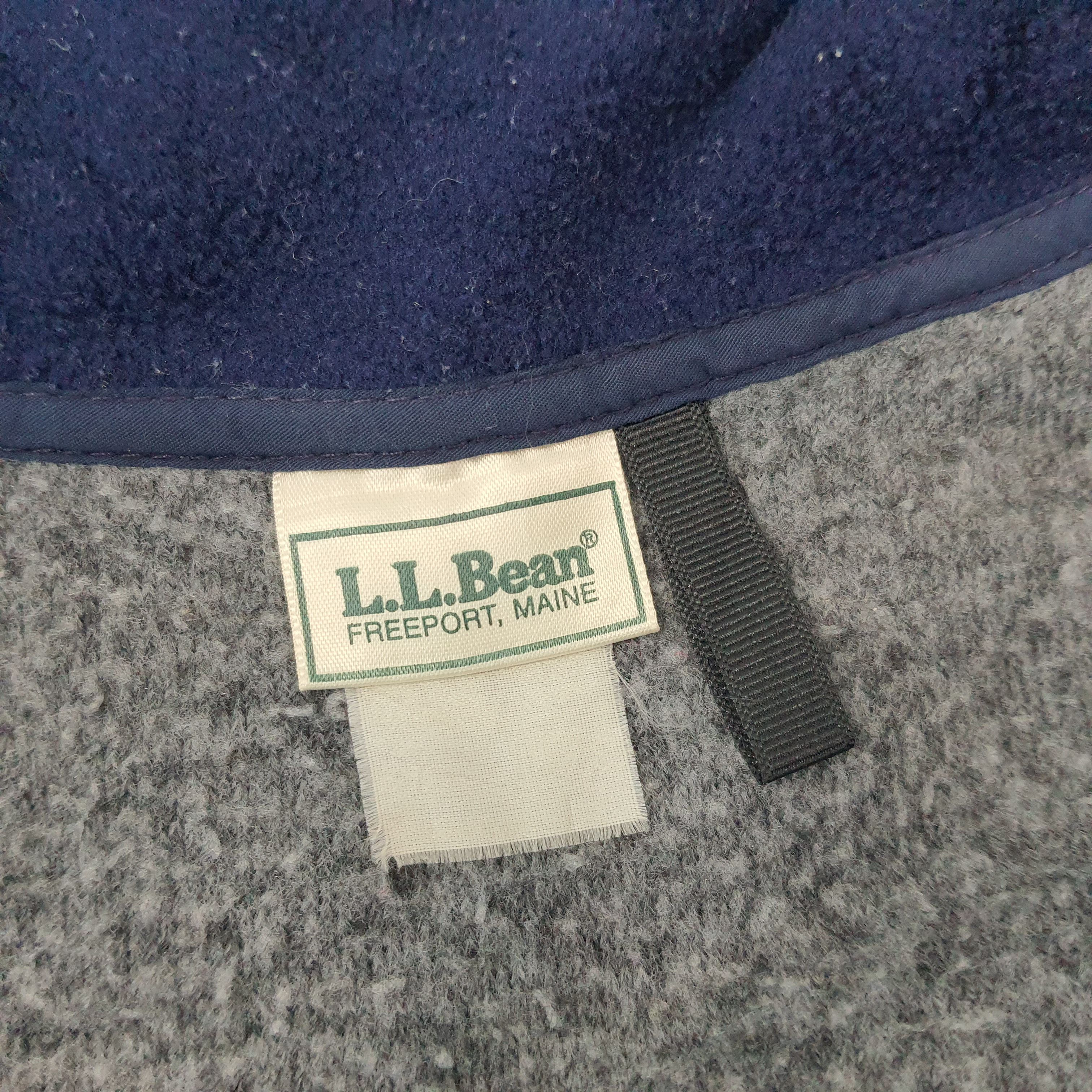 L.L. Bean Vintage L.L. Bean Outdoor Zipper Fleece Jacket C224N16 Size US XL / EU 56 / 4 - 4 Thumbnail
