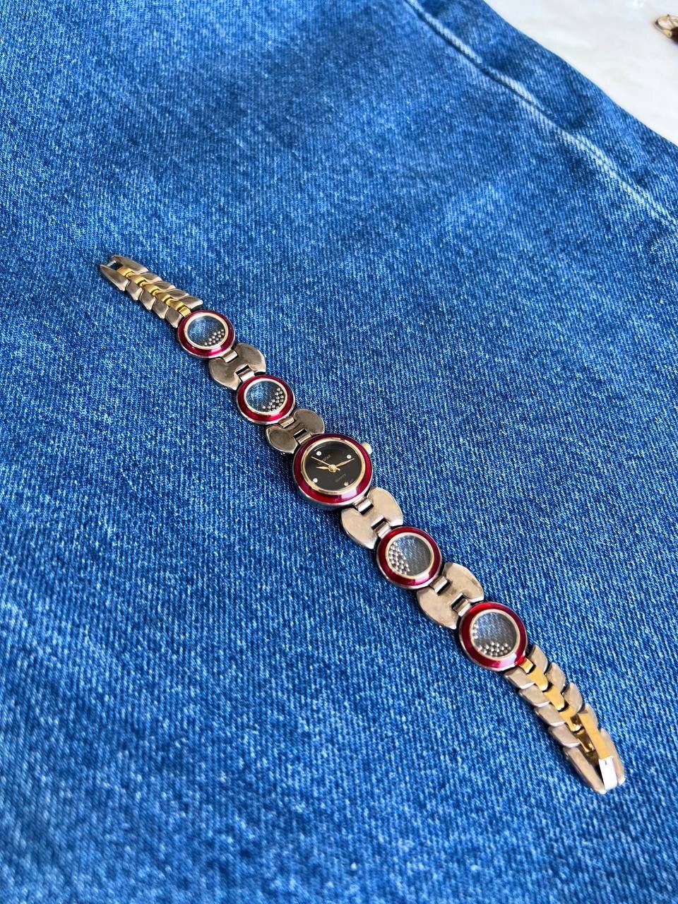 Japanese Brand × Vintage Vintage Japanese style futuristic Watch Chrome Red Blood 🩸 Size ONE SIZE - 5 Thumbnail
