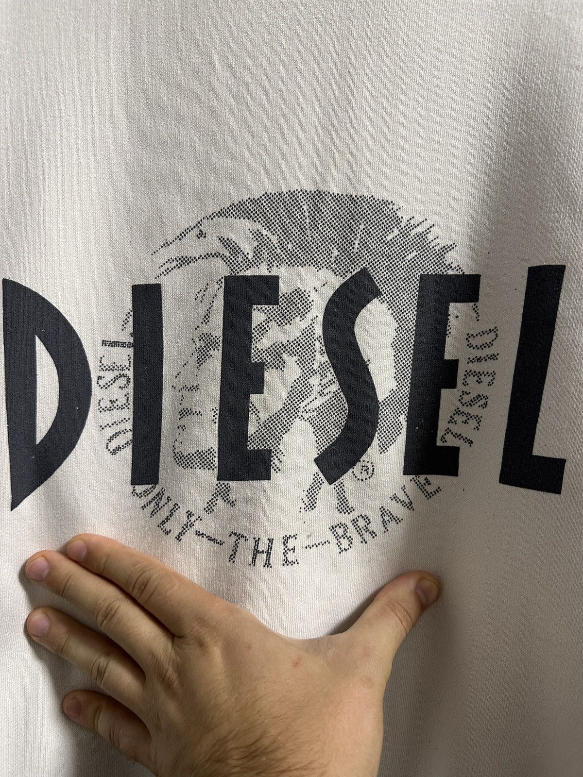 Diesel Rare Vintage Sweatshirt Diesel Amour XL size Y2K Size US XL / EU 56 / 4 - 2 Thumbnail