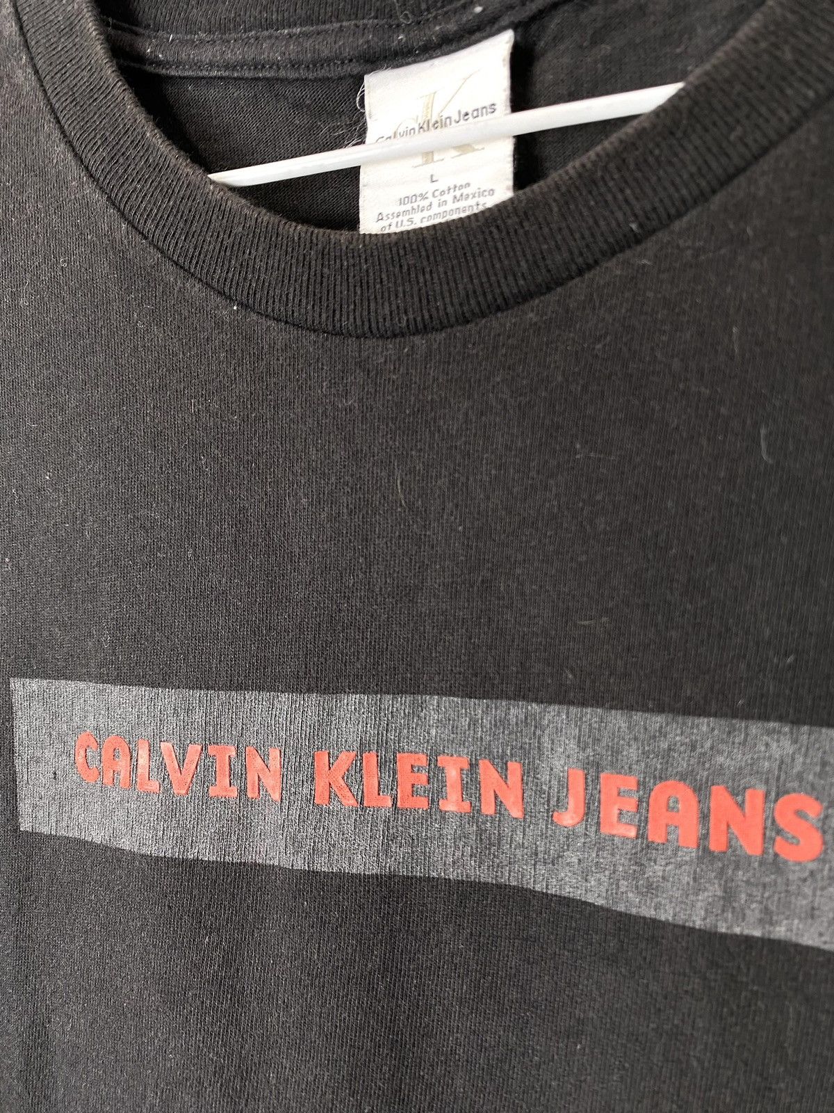 Calvin Klein 205W39NYC Vintage Archive Calvin Klein Reflective T Shirt Size US L / EU 52-54 / 3 - 5 Thumbnail