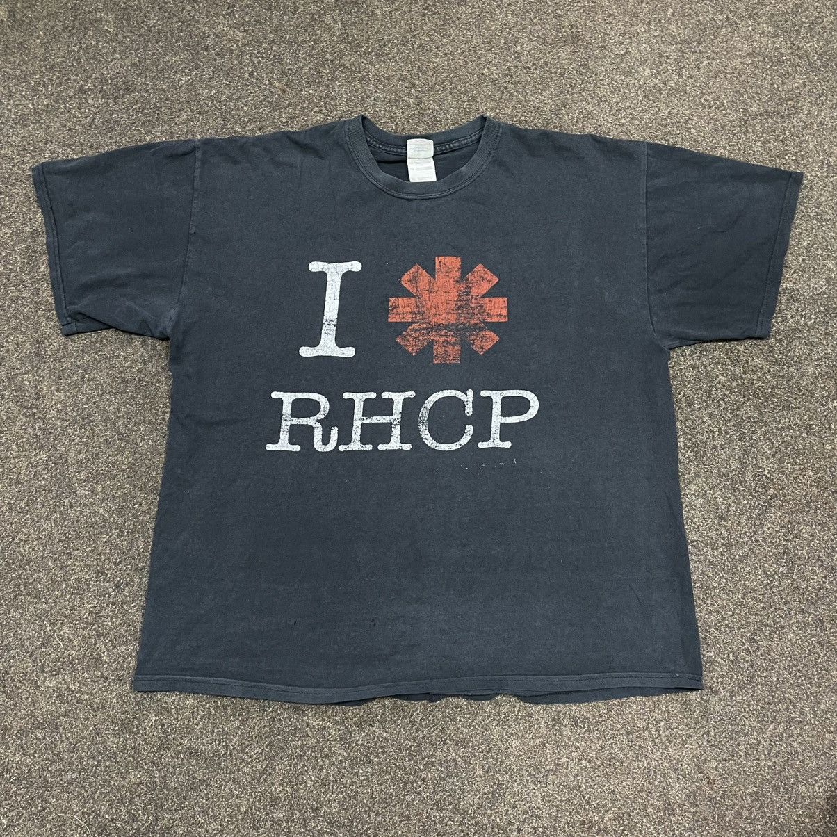 Vintage Vintage 90s Red Hot Chili Peppers Faded Graphic Tee Boxy XL Size US XL / EU 56 / 4 - 1 Thumbnail