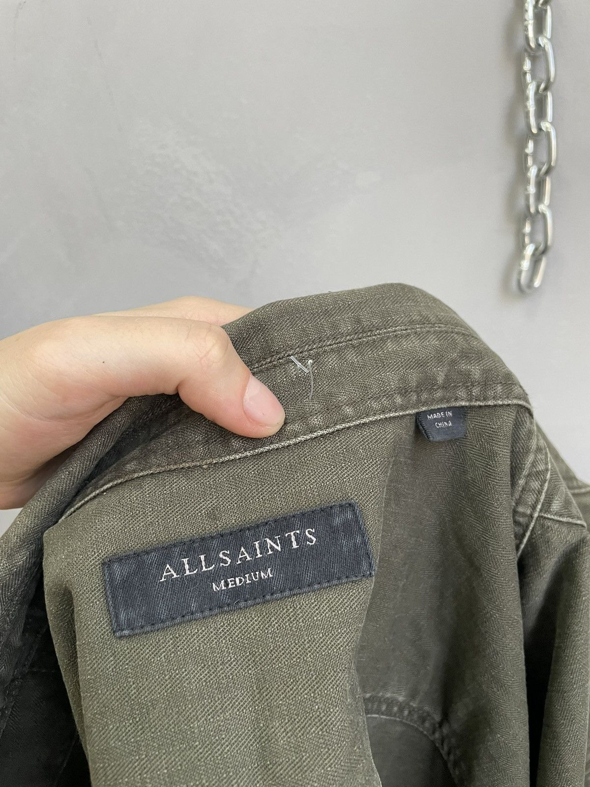 Allsaints All Saints green military field jacket utility street style Size US M / EU 48-50 / 2 - 9 Thumbnail
