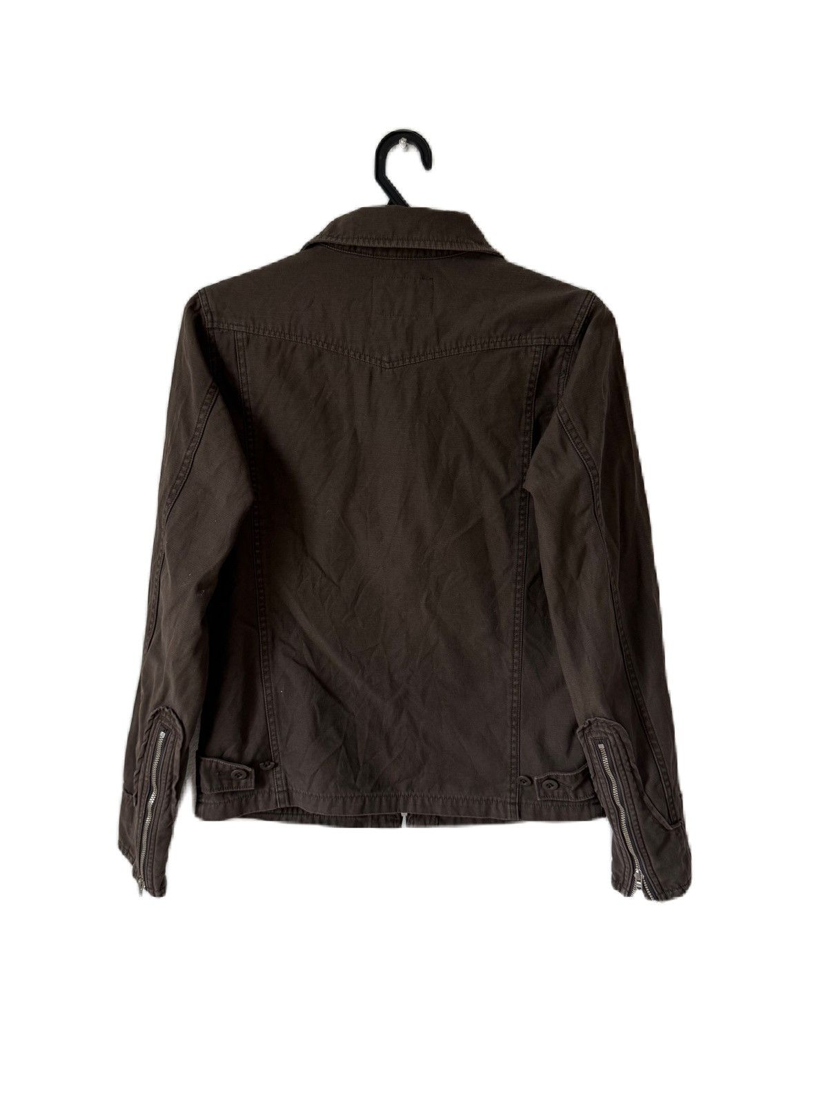 Zucca Issey Miyake Inspired Zucca Biker Jacket Zipper Multi Pocket Size US XS / EU 42 / 0 - 4 Thumbnail