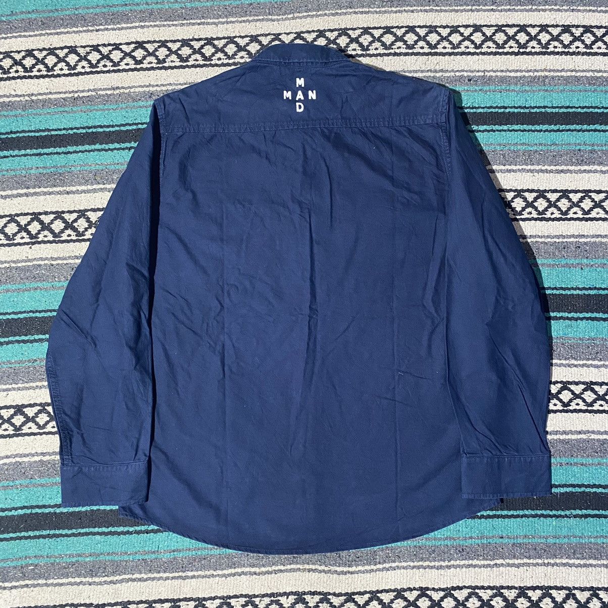 Madness 2000s Madness - Indigo Dyed Button Down Shirt Size US L / EU 52-54 / 3 - 7 Thumbnail