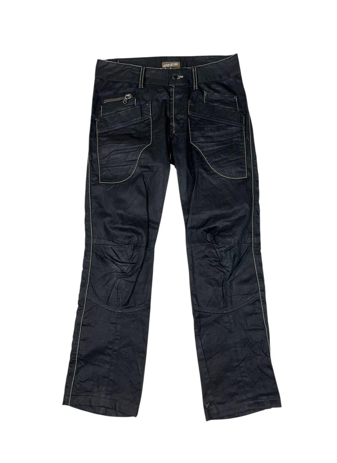 Absolut Joy × Japanese Brand Absolut Joy Wax Denim Jeans Made In Romania Size US 30 / EU 46 - 1 Thumbnail