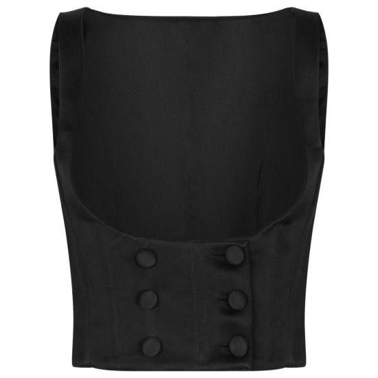 Dolce & Gabbana DOLCE & GABBANA Women Tops F791ZT FU1KM N0000 BLACK Size M / US 6-8 / IT 42-44 - 1 Thumbnail