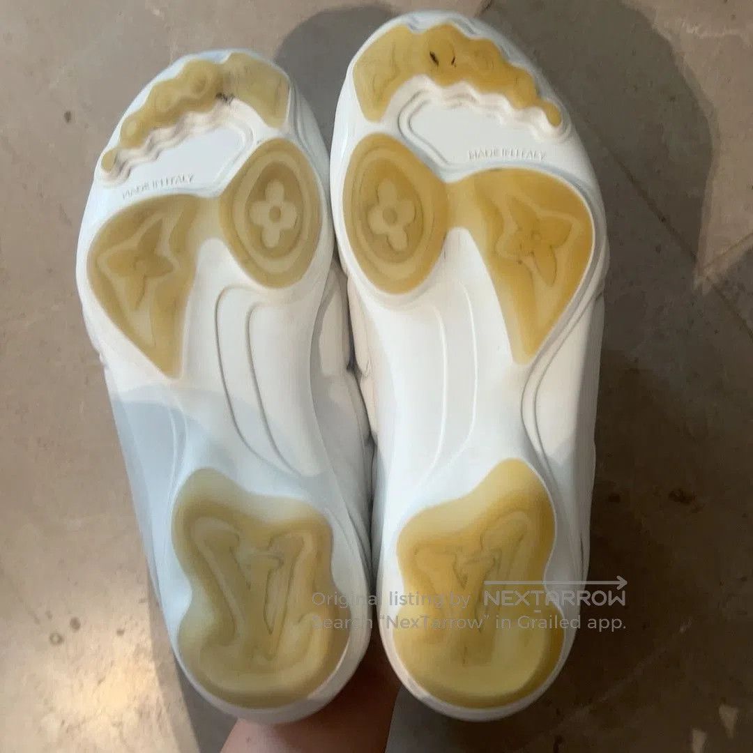 Louis Vuitton LV Footprint White Football Shoes. Size US 8 / EU 41 - 3 Thumbnail