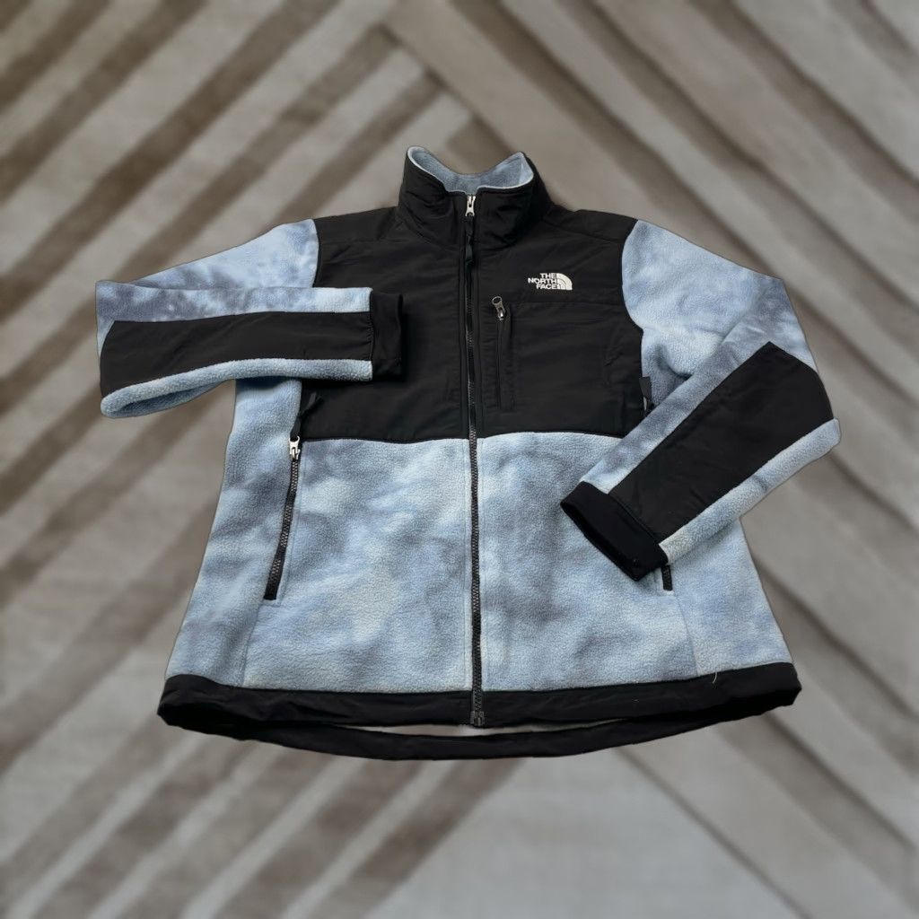 The North Face VINTAGE The North Face Denali Jacket Women Blue Tie Dye Size L Fleece Size L / US 10 / IT 46 - 1 Thumbnail