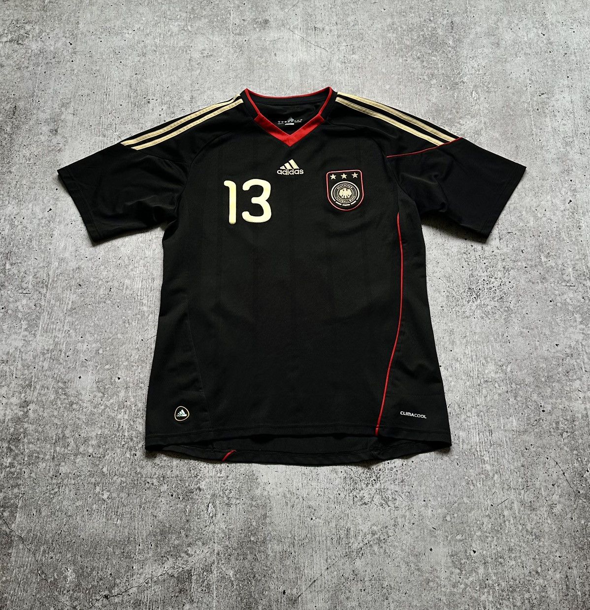 Adidas 2010 Adidas Germany Thomas Muller #13 Vintage Soccer Jersey Size US M / EU 48-50 / 2 - 1 Thumbnail