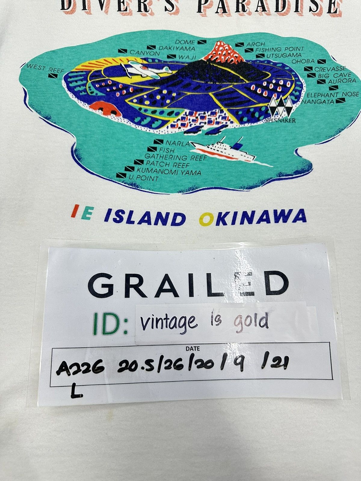 Island Shores Vintage 90s Okinawa Island Single Stitch Tshirt A226 Size US S / EU 44-46 / 1 - 10 Thumbnail